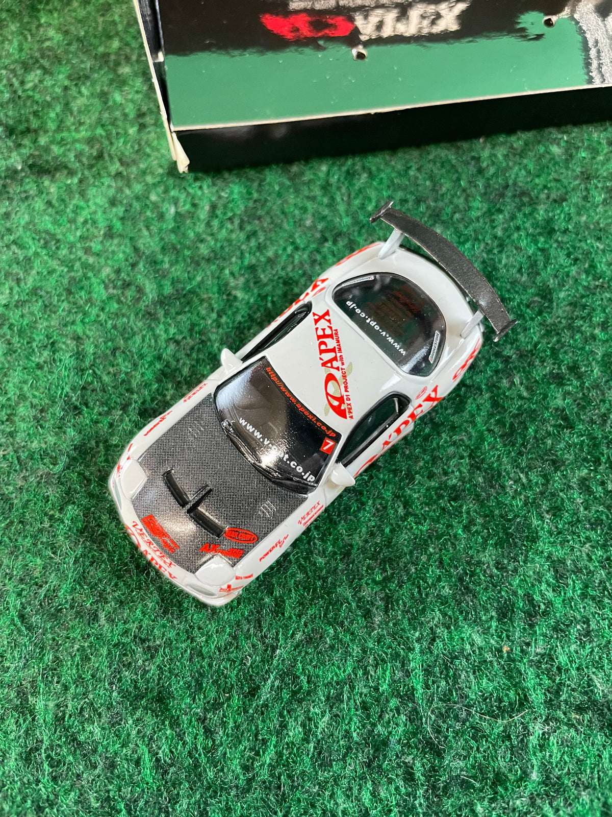 Hotworks 2002 D1GP A’PEX Youichi Imamura Mazda RX7 FD3S 1/64 Scale Diecast