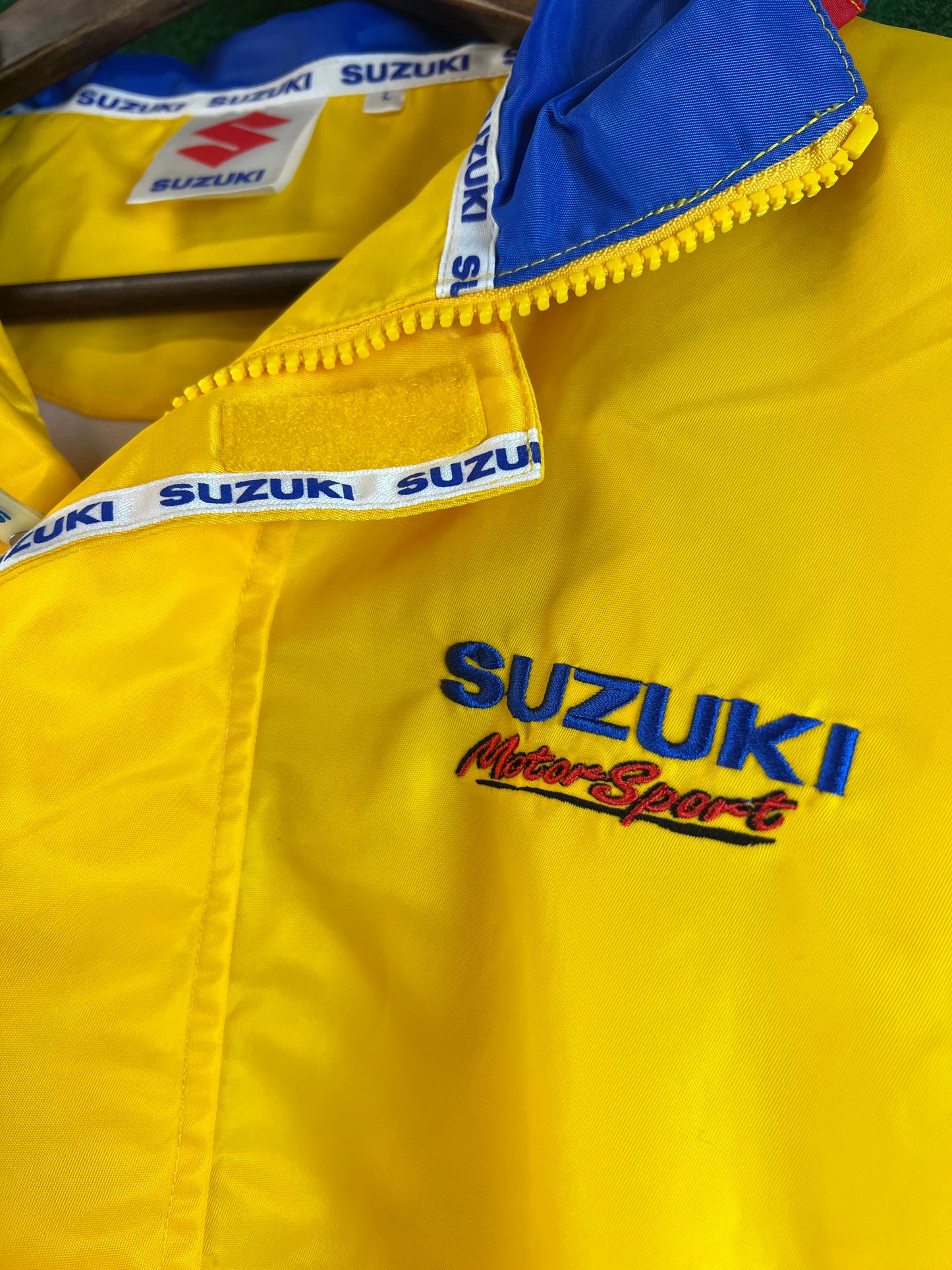 Suzuki Motorsports Racing Yellow Jacket