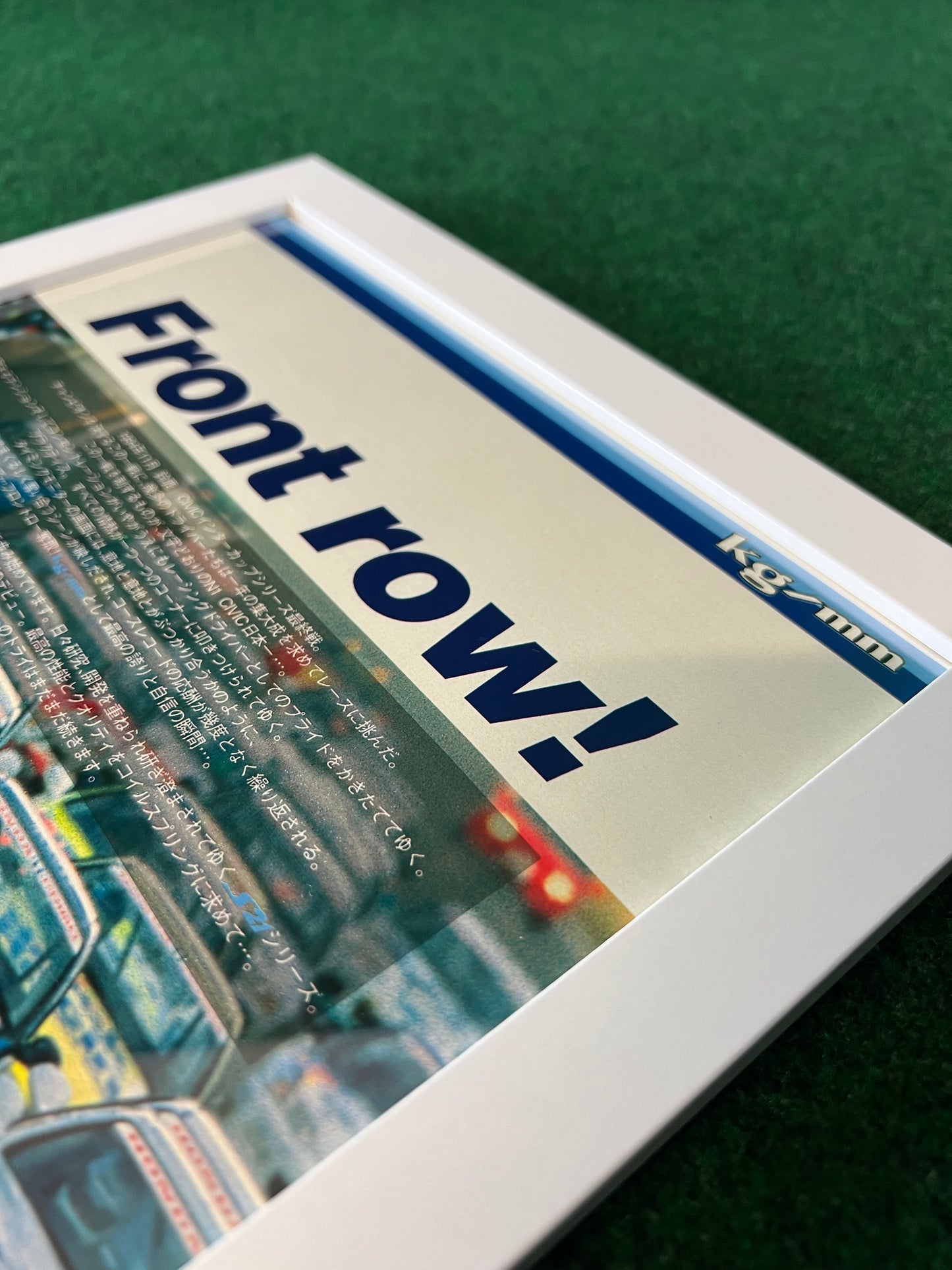 kg/mm - Springs & Civic One Make Race Framed Advertisement Picture (1995)