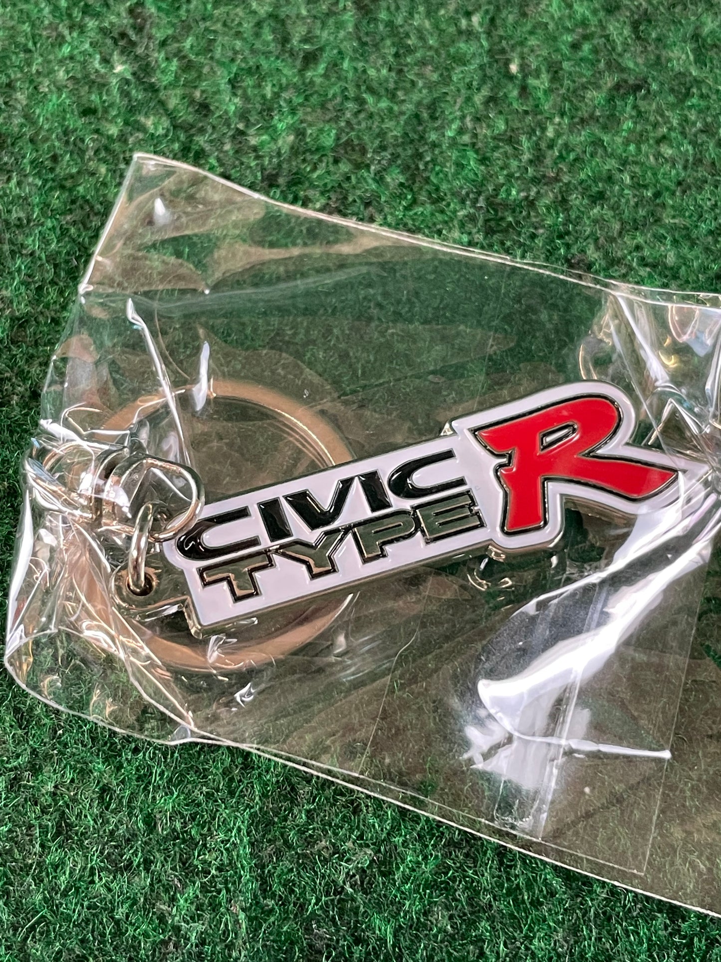 TC Juurokuhoi Vending Machine - Honda Civic Type R EK9 Metal Logo Keychain