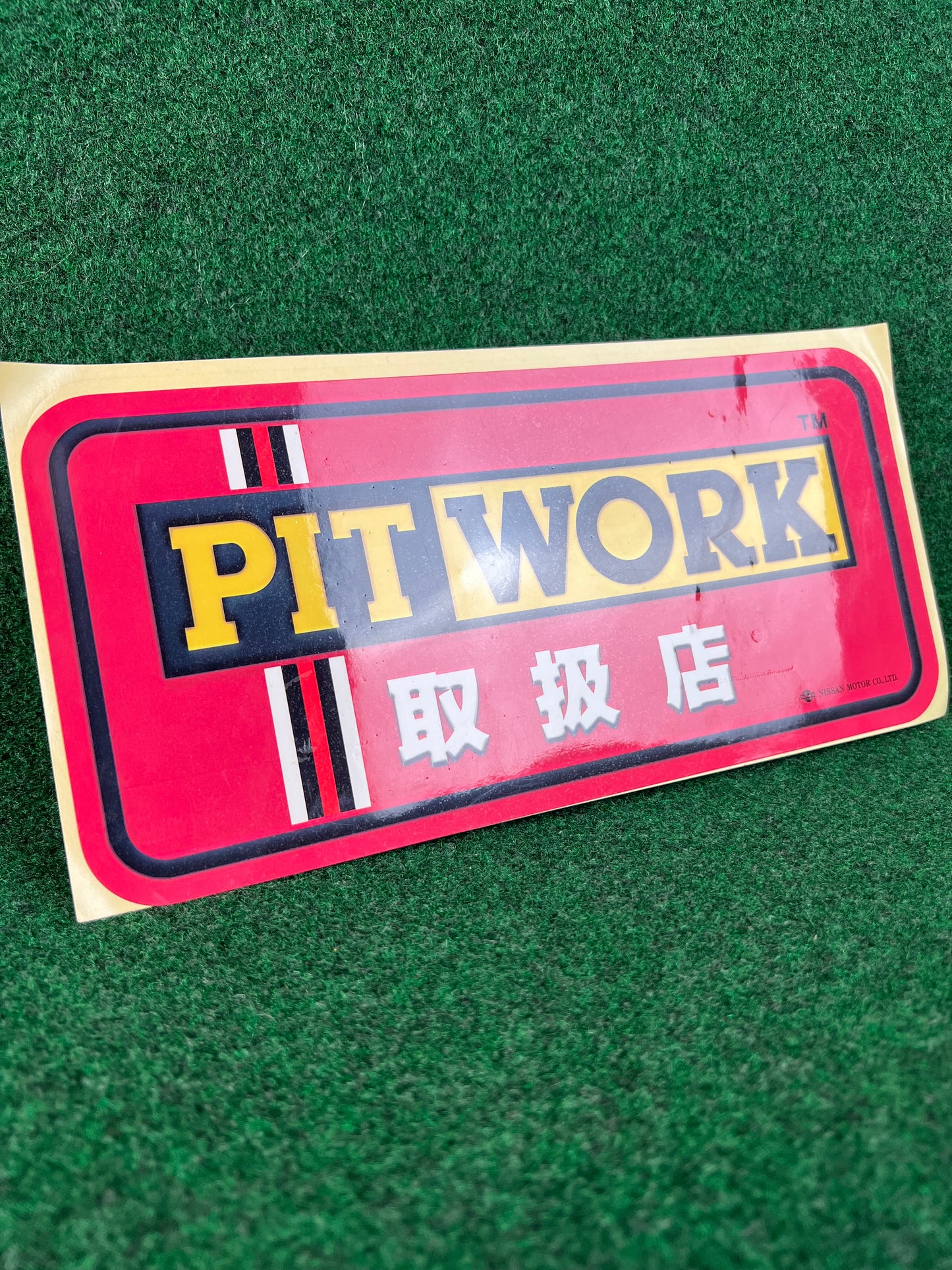 PITWORK Stores (2) - Nissan Service and Parts Retail Display Sticker