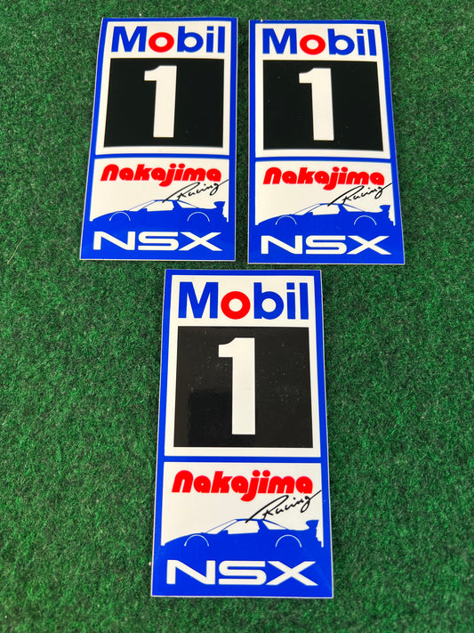 Mobil1 Nakajima Racing Honda NSX - JGTC Sticker Set