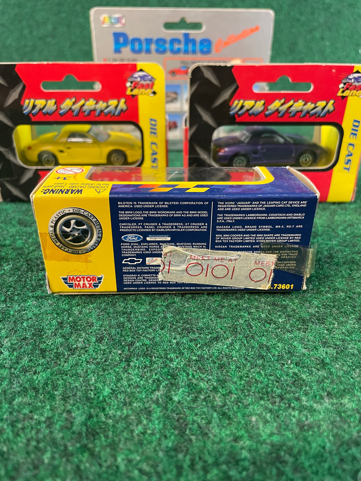 Porsche Boxster - Toy Car Diecast Set