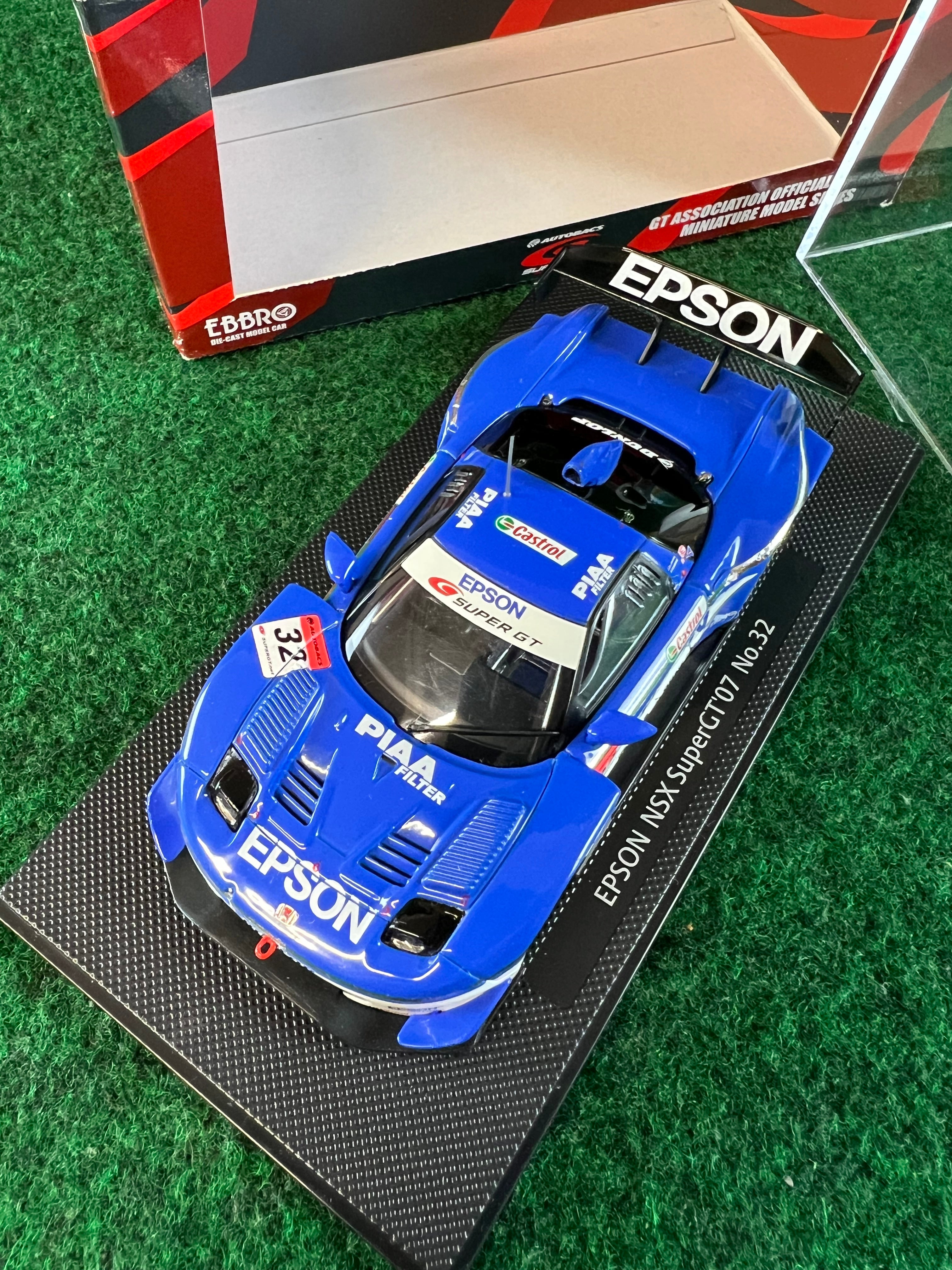 EBBRO - SuperGT 2007 EPSON Honda NSX 1/43 Scale Diecast