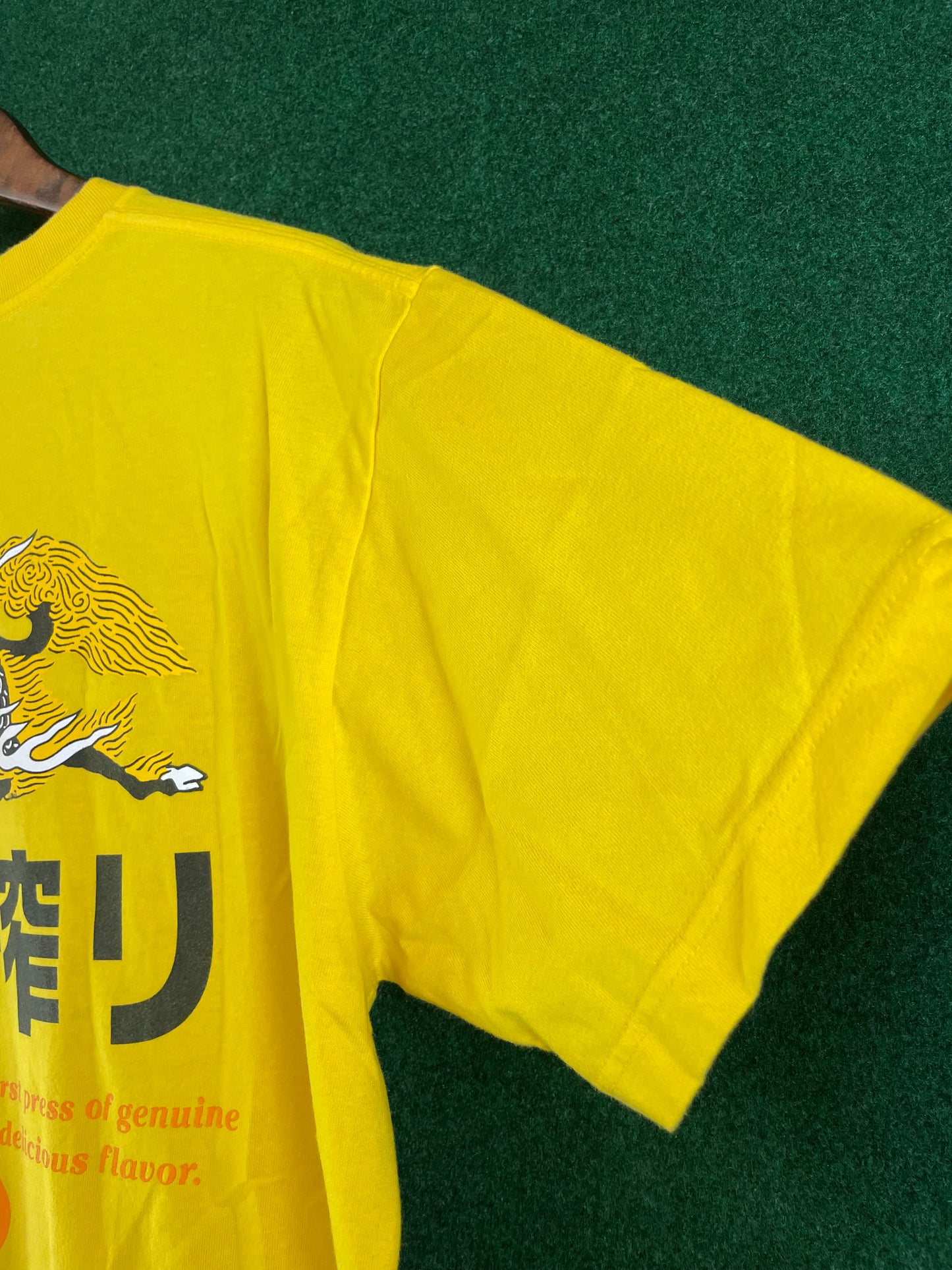 Kirin Ichiban Beer Promotional Yellow T-Shirt