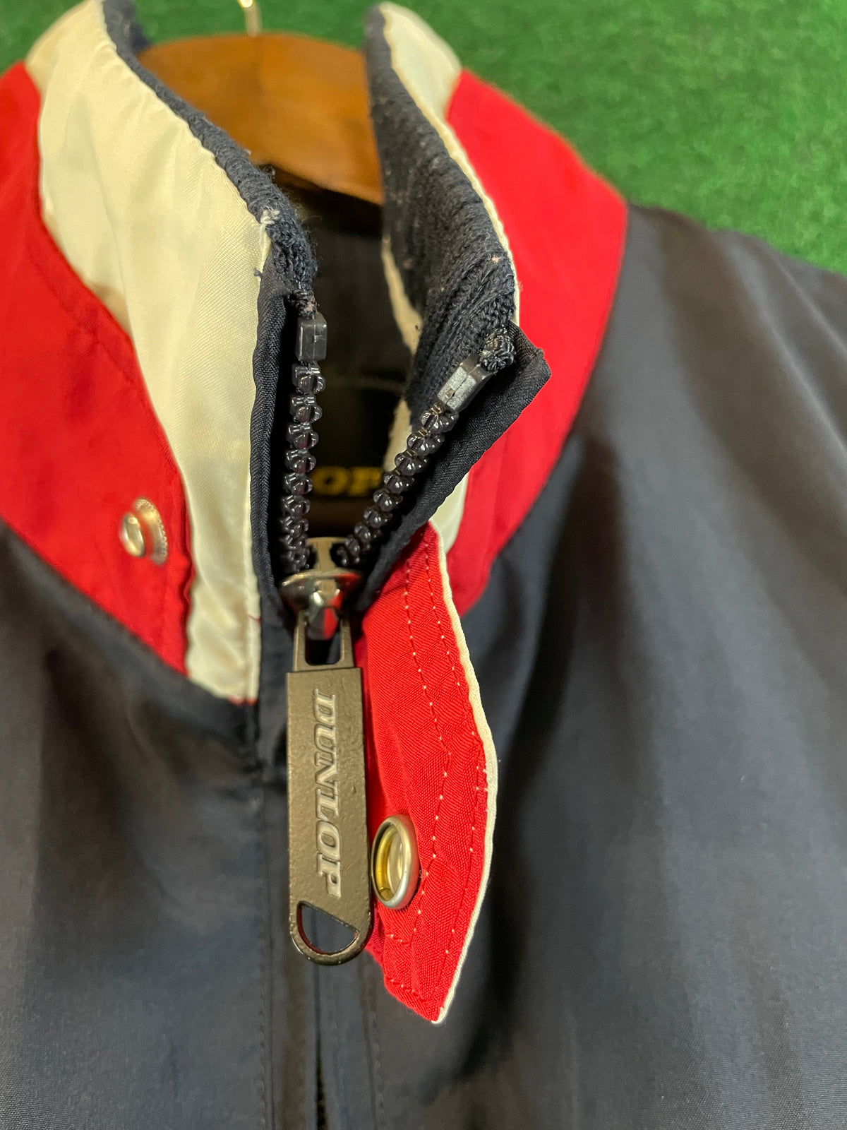 DUNLOP Motorsport - Red/White & Navy Blue Windbreaker Vest