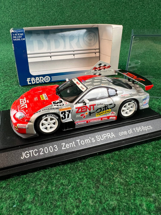 EBBRO - 2003 Zent Tom's Toyota Supra 1/43 Scale Diecast