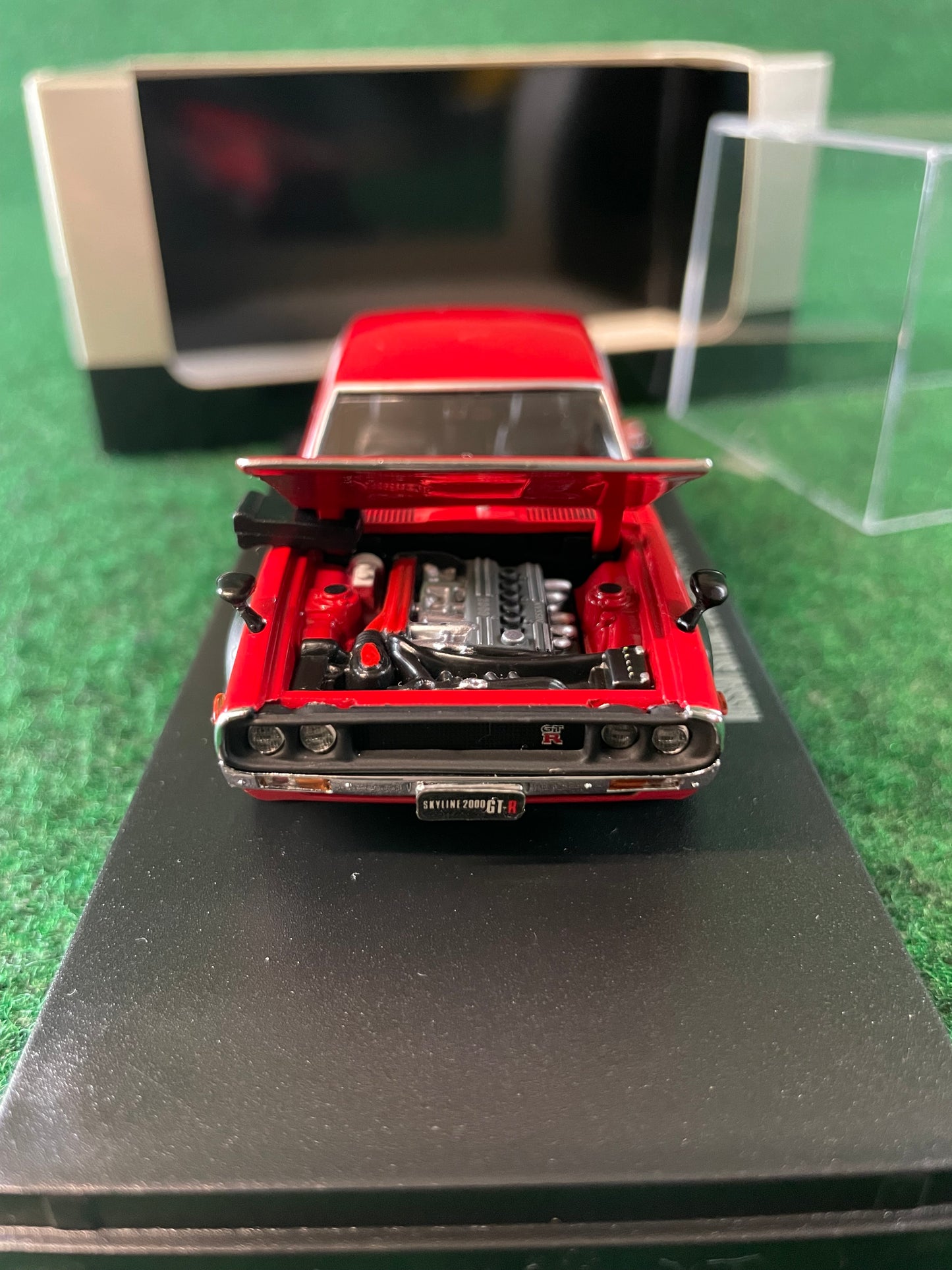 KYOSHO - Nissan Skyline Ken Mary GT-R KPGC110 Wide Wheel Version (Red) 1/43 Scale Diecast