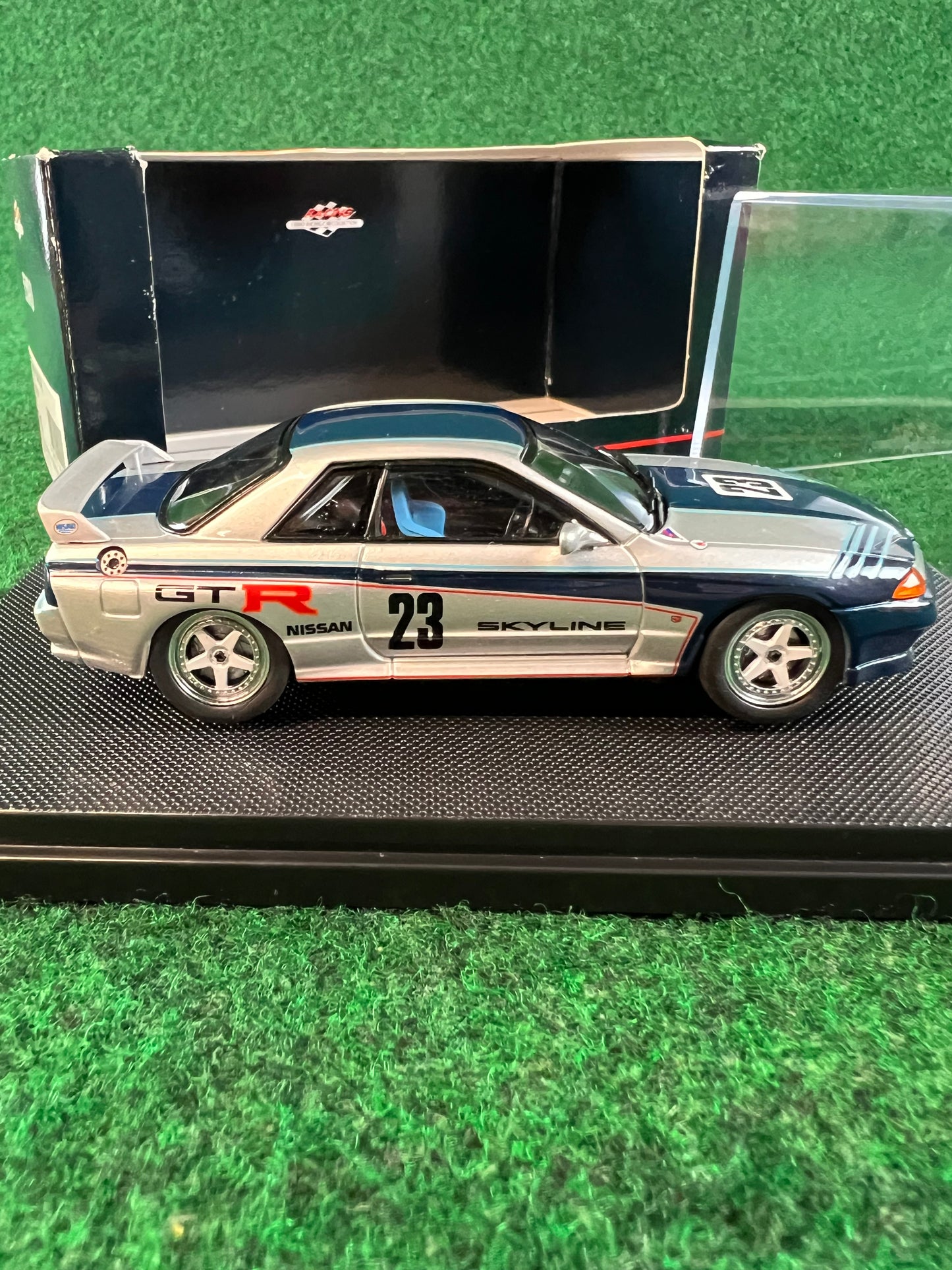 EBBRO Racing Car Collection Nissan Skyline R32 GTR Gr.A Test Car 1/43 Scale Diecast