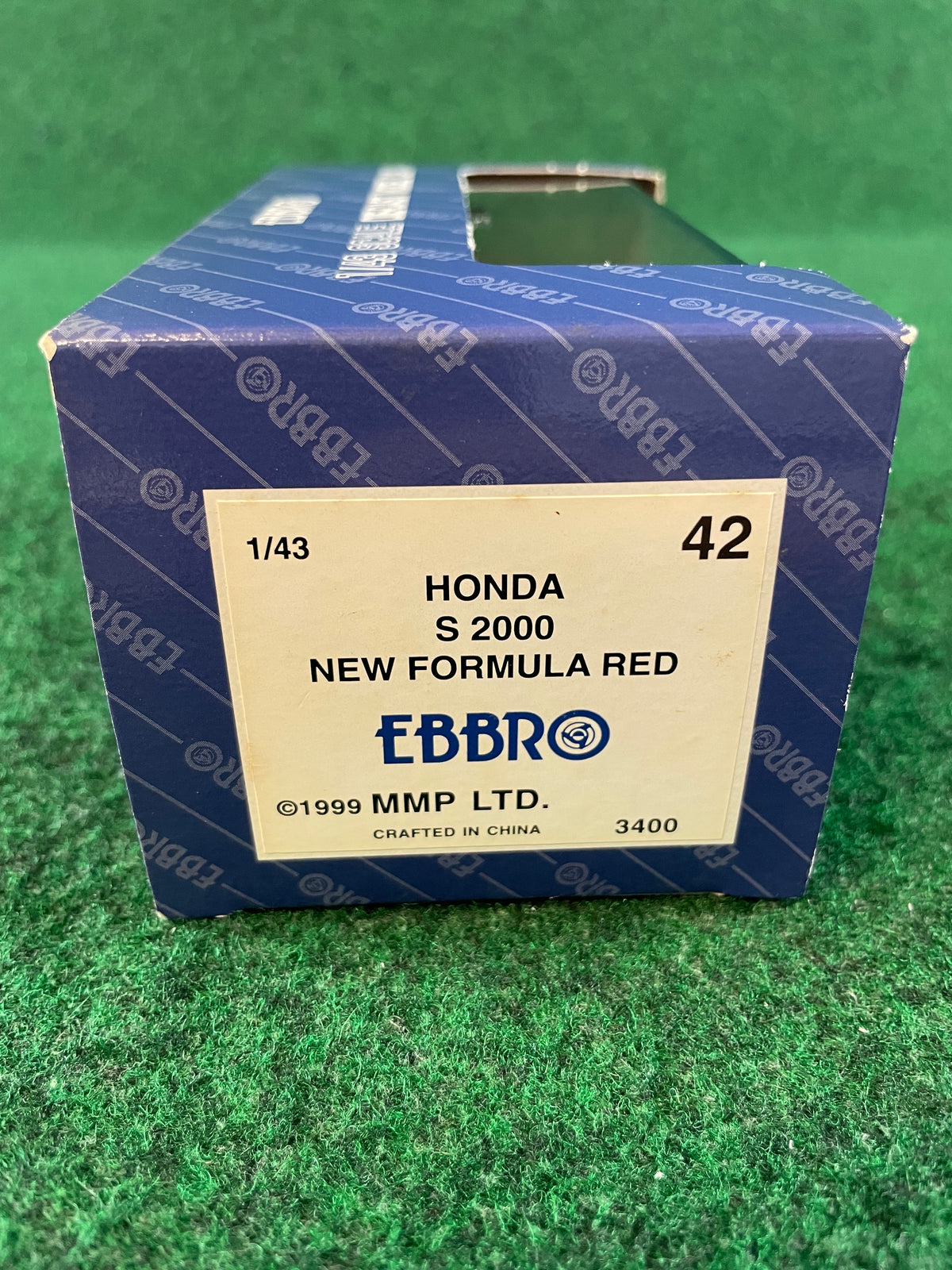 EBBRO 1999 Honda S2000 (New Formula Red) 1/43 Scale Diecast