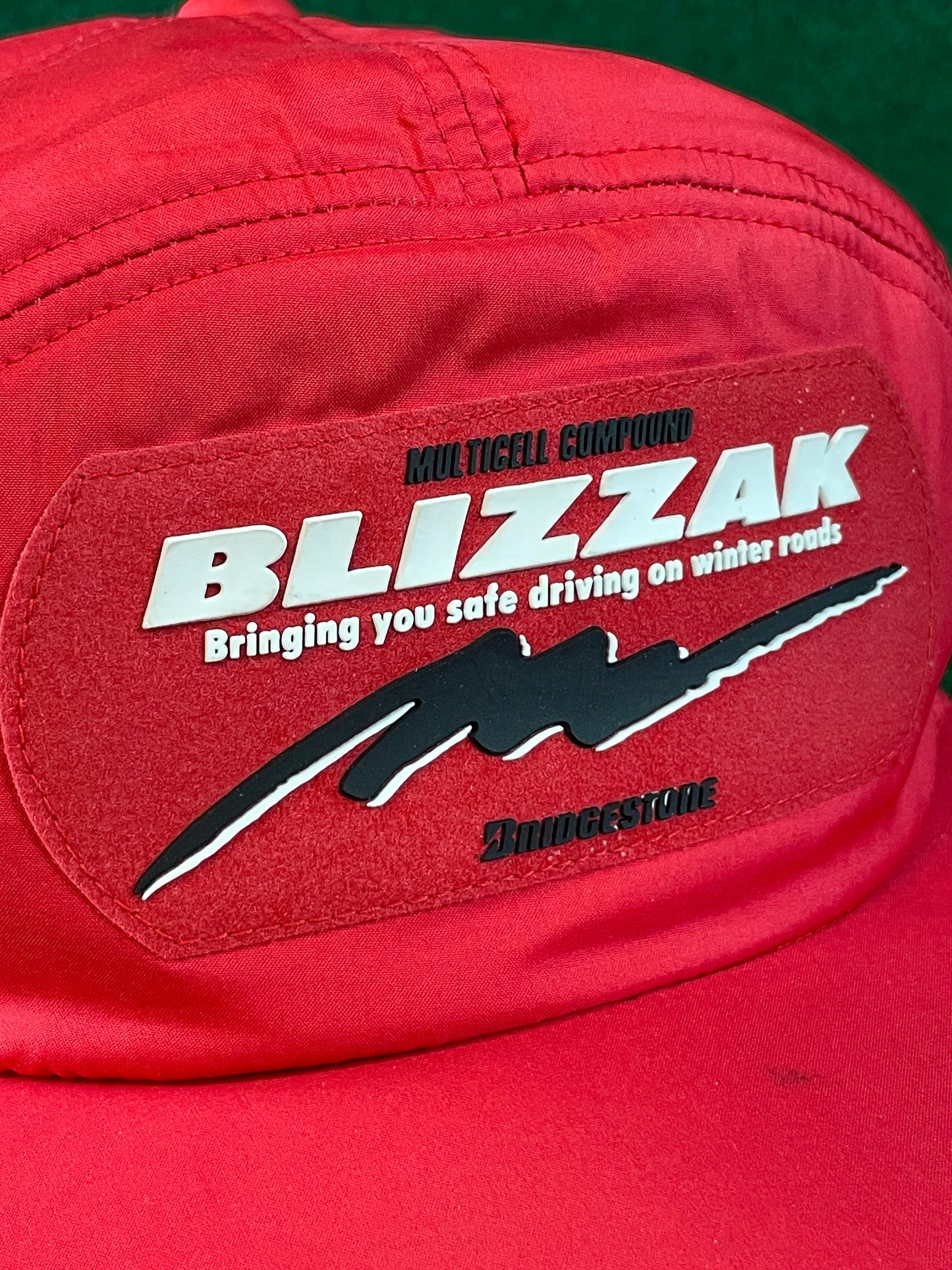 Bridgestone BLIZZAK Tires - Vintage 7 Panel Ear Flap Nylon Hat