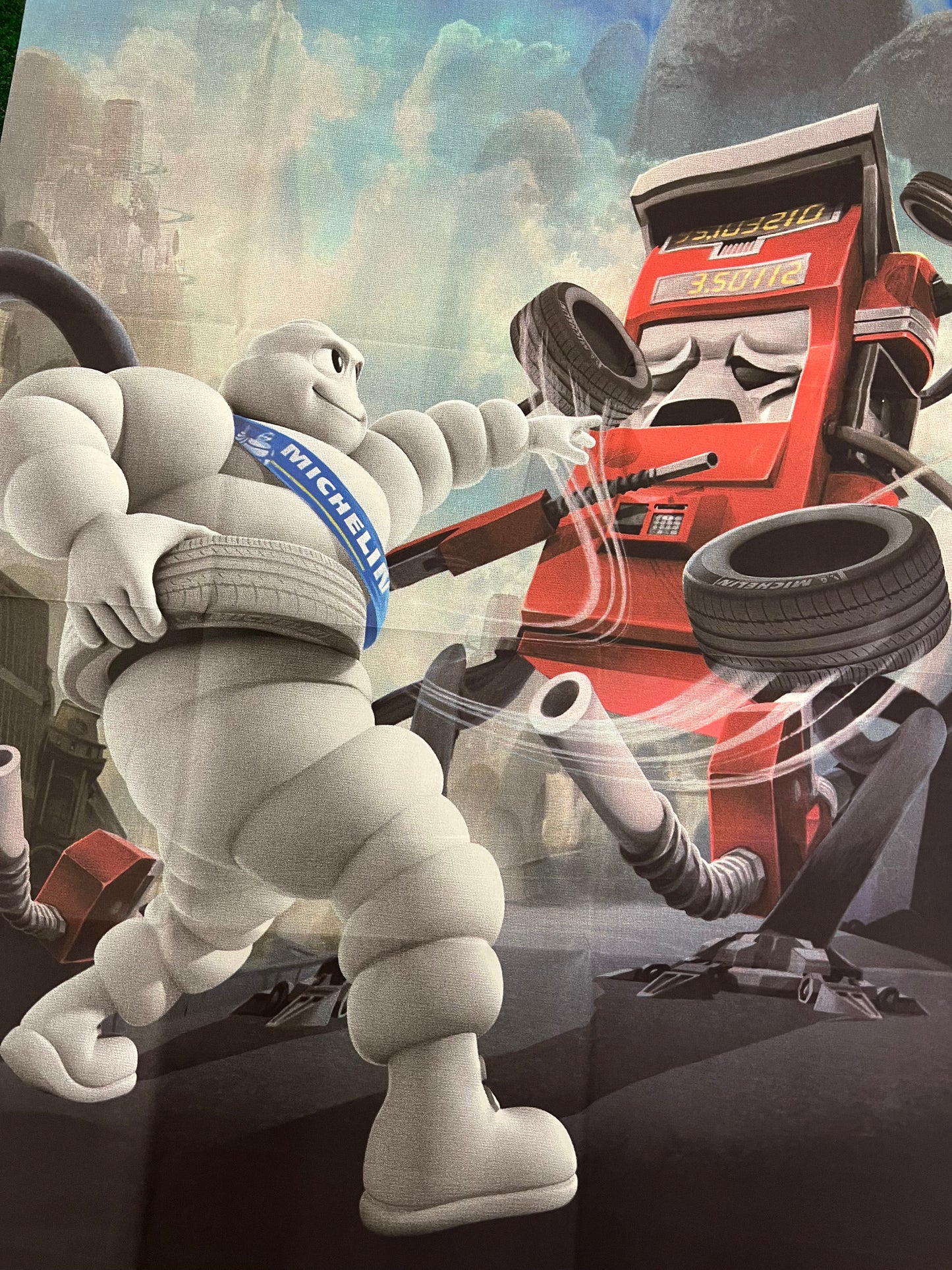 Michelin Tire - Energy Saver Japanese Advertising Nobori Banner