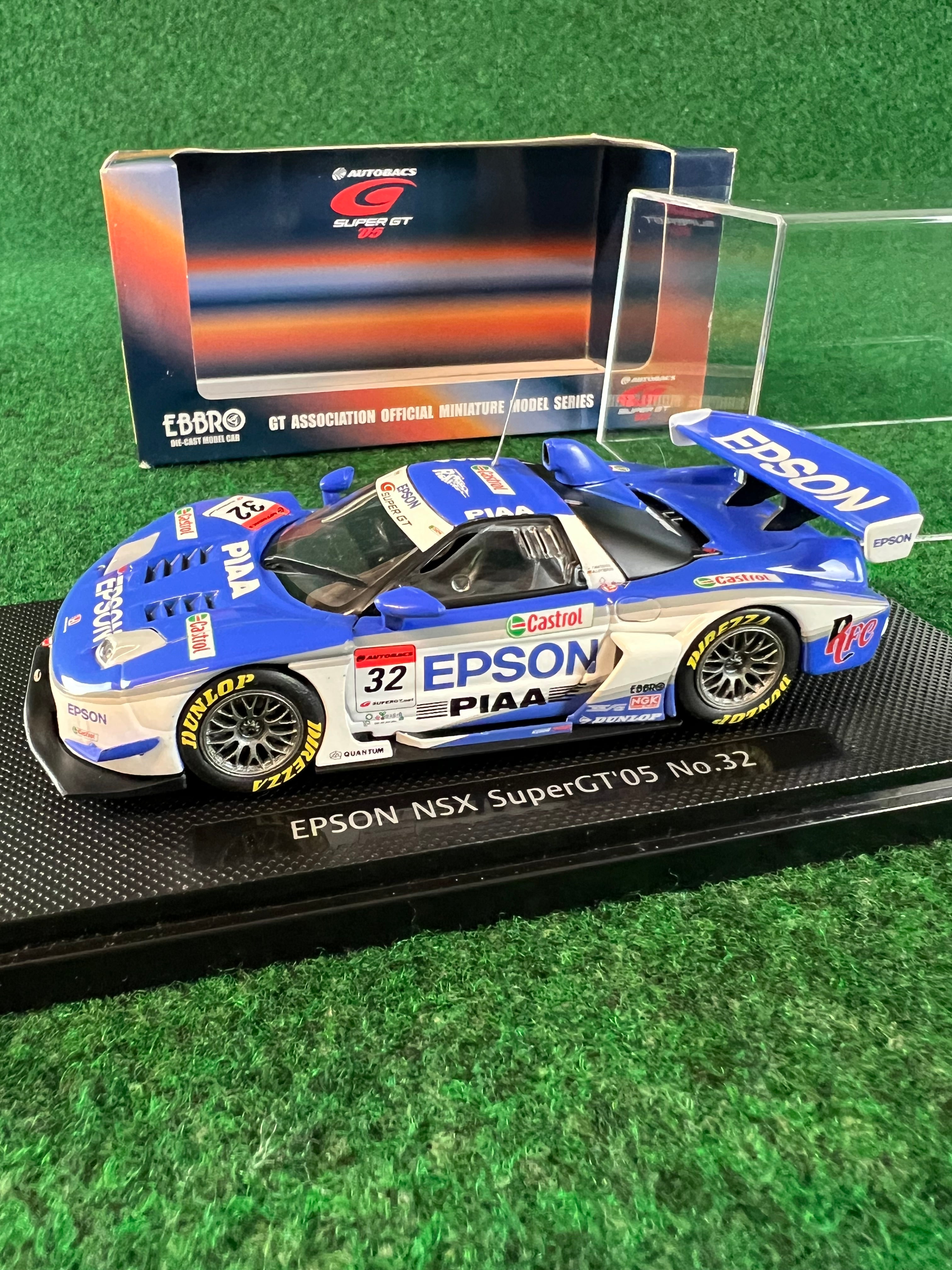 EBBRO - SuperGT 2005 EPSON Honda NSX 1/43 Scale Diecast