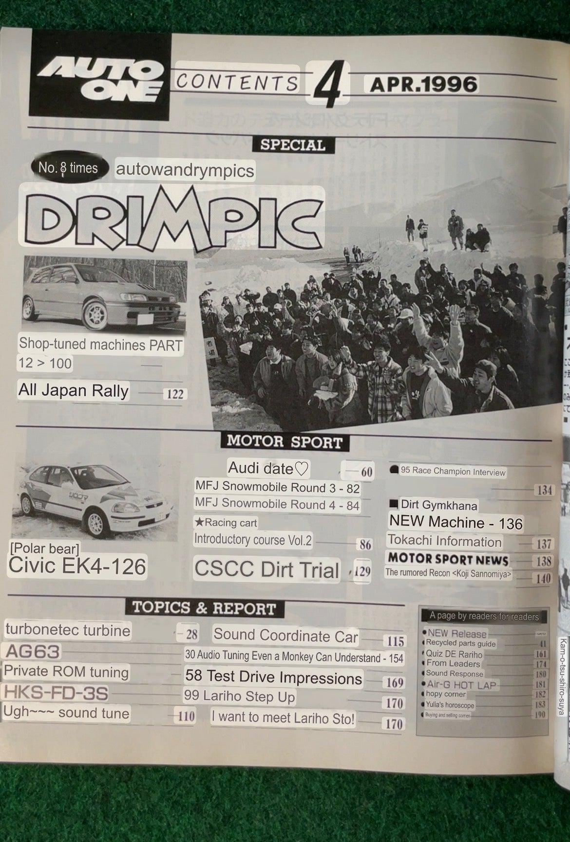 Auto One Magazine - April 1996
