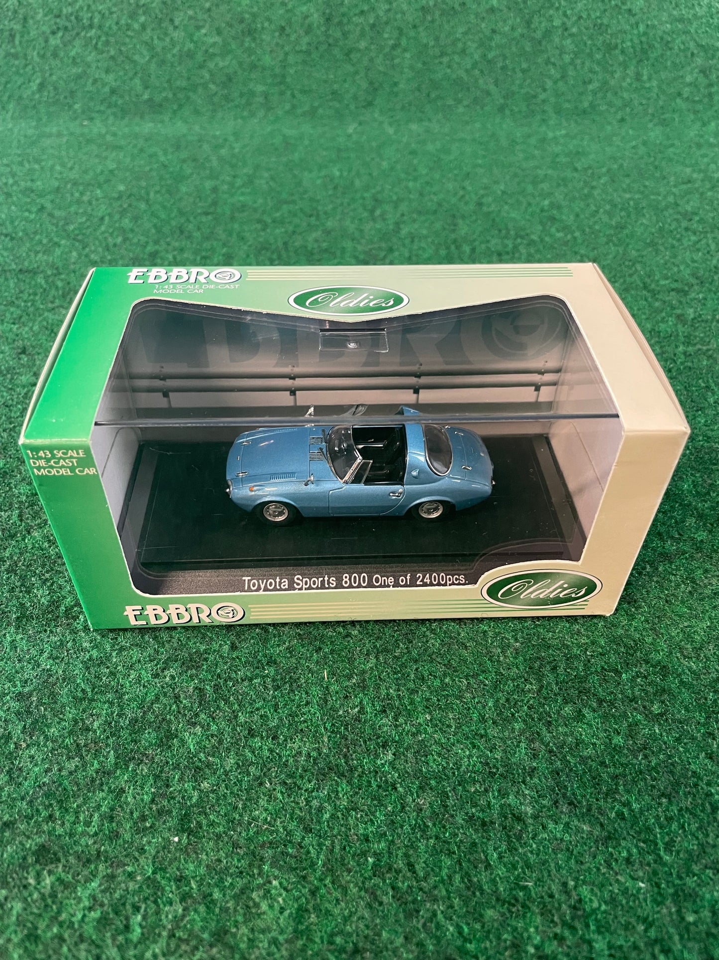 EBBRO - Toyota Sports 800 Lt. Blue 1/43 Scale Diecast