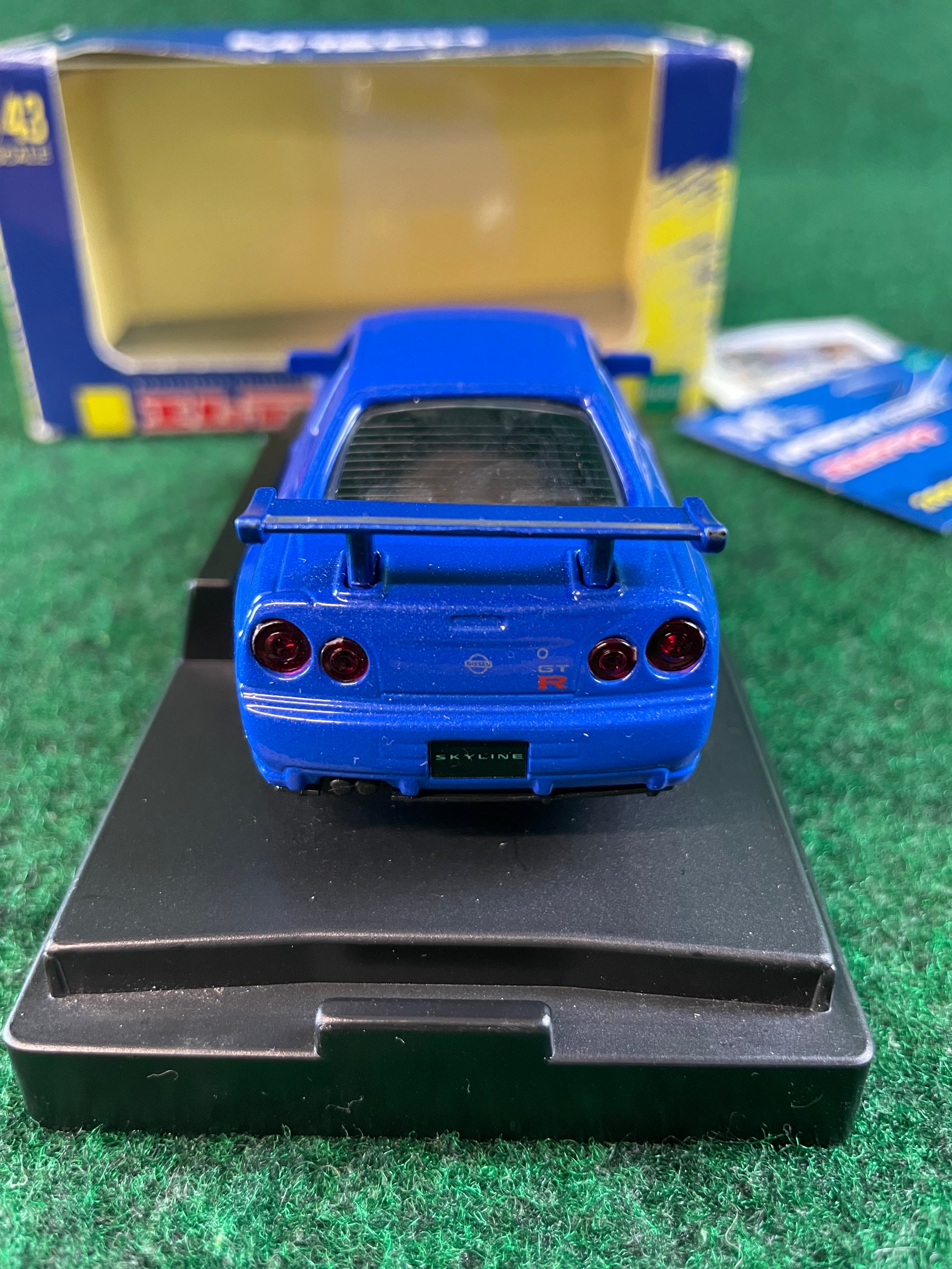 MTECH Nissan Skyline R34 GT-R - Blue 1/43 Scale Diecast