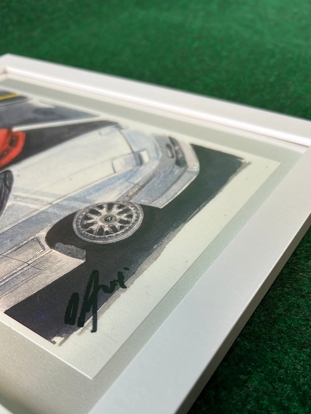 Nissan 180SX Meet with 3 Cars - Framed Print