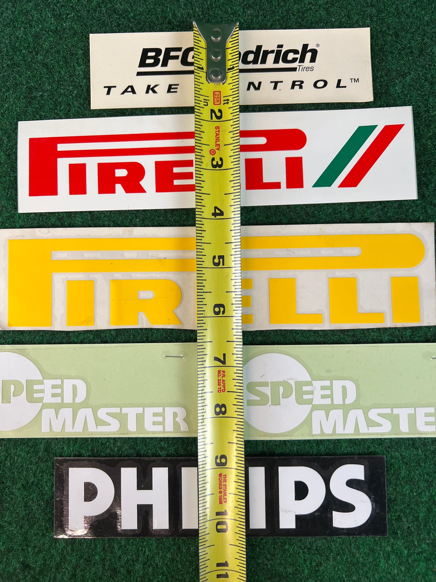 Pirelli, BFgoodrich, PHILIPS, Speed Master Sticker & Decal Set