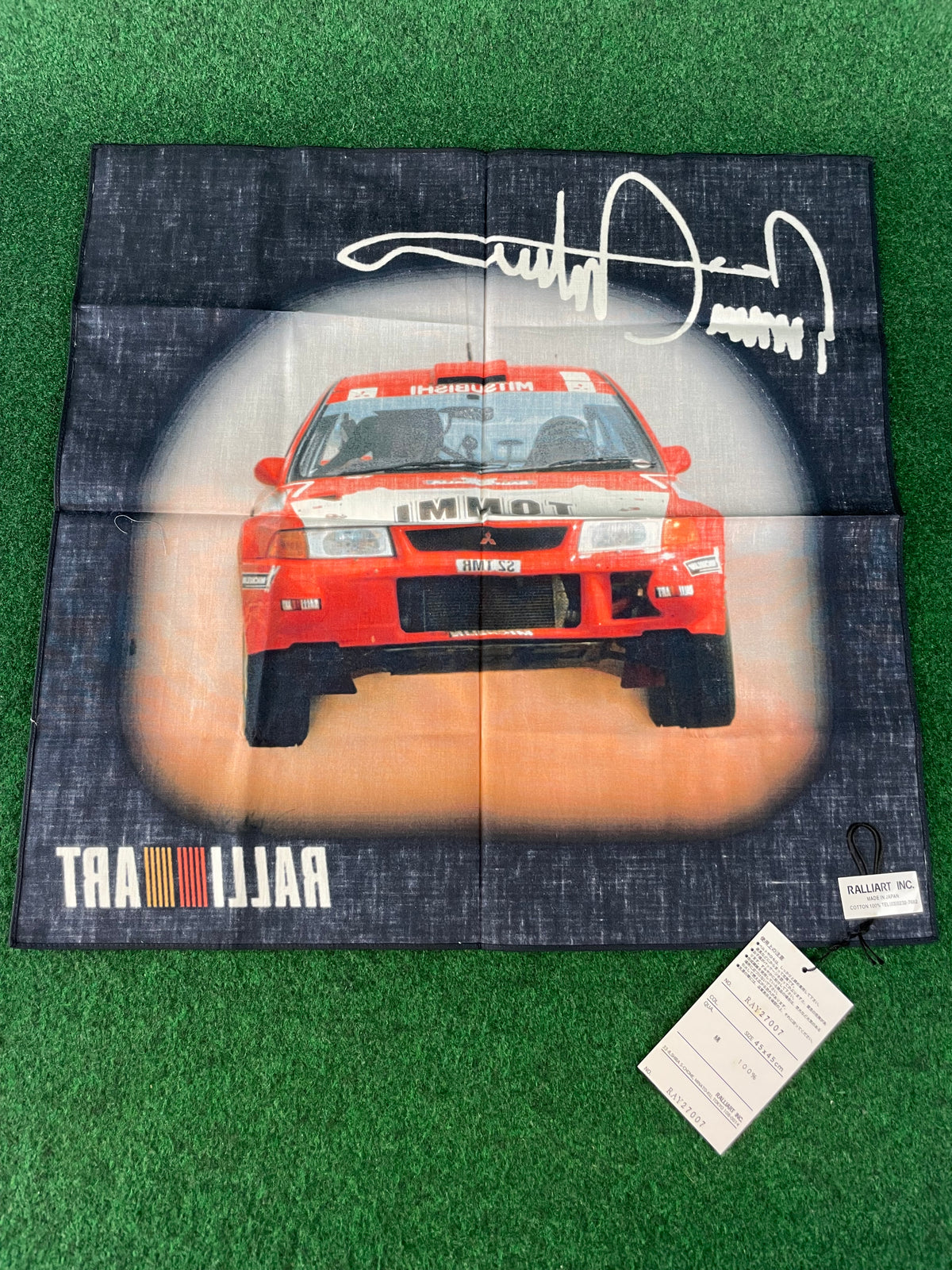 RALLIART - Tommy Makinen WRC Mitsubishi Lancer Evolution Handkerchief Towel