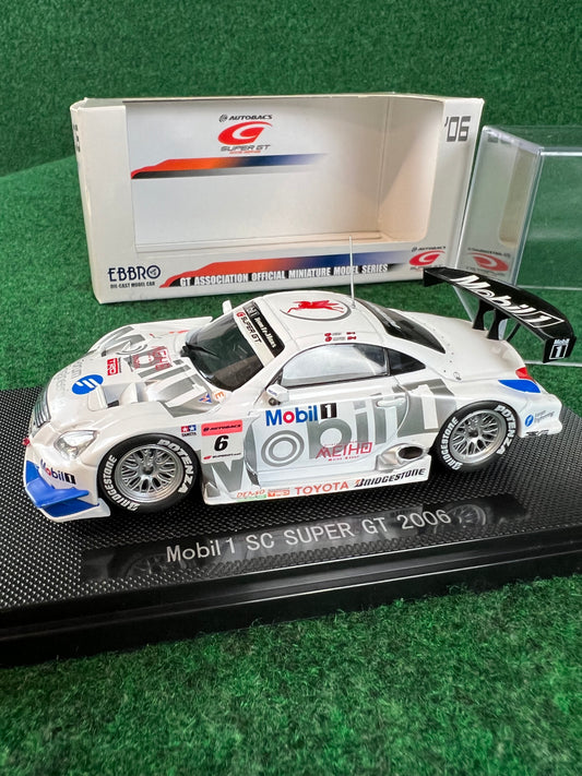 EBBRO 2006 SuperGT Mobil1 Lexus SC430 1/43 Scale Diecast