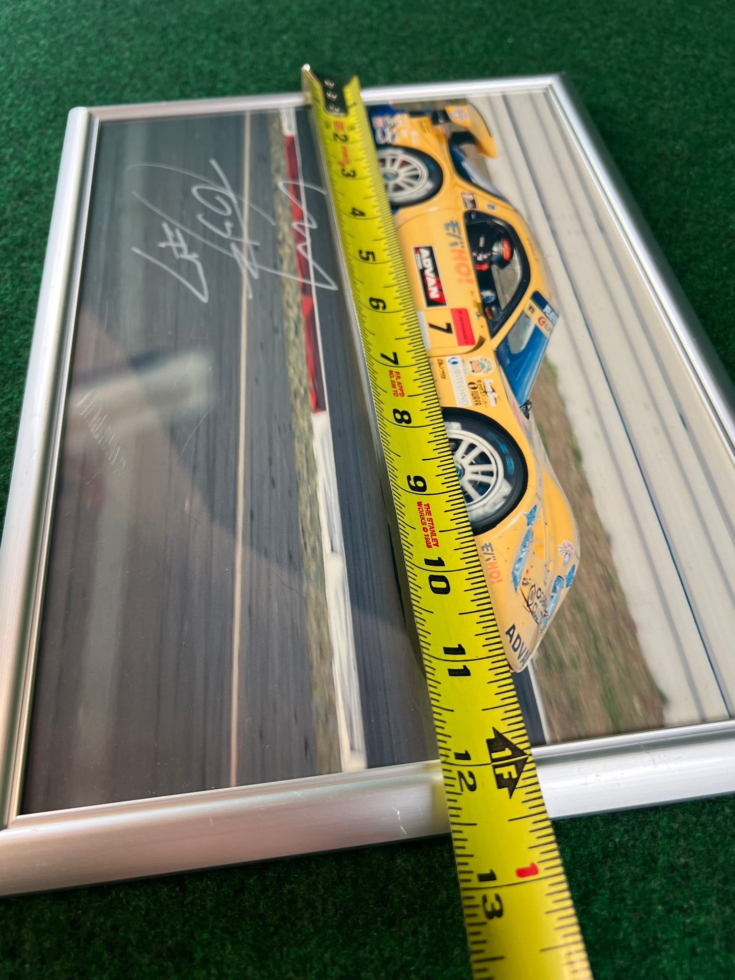 RE Amemiya 2007 Mazda RX-7 SUPER GT - Framed Autographed Photograph