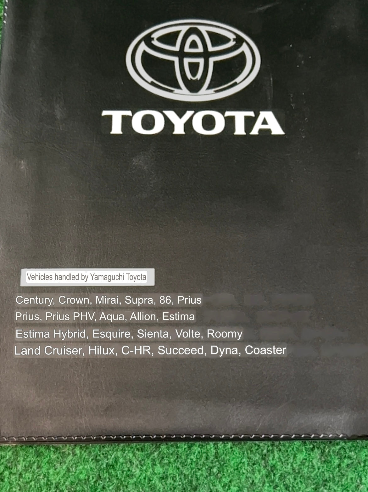 Toyota - Yamaguchi Toyota Japanese Dealership Document Folder Case
