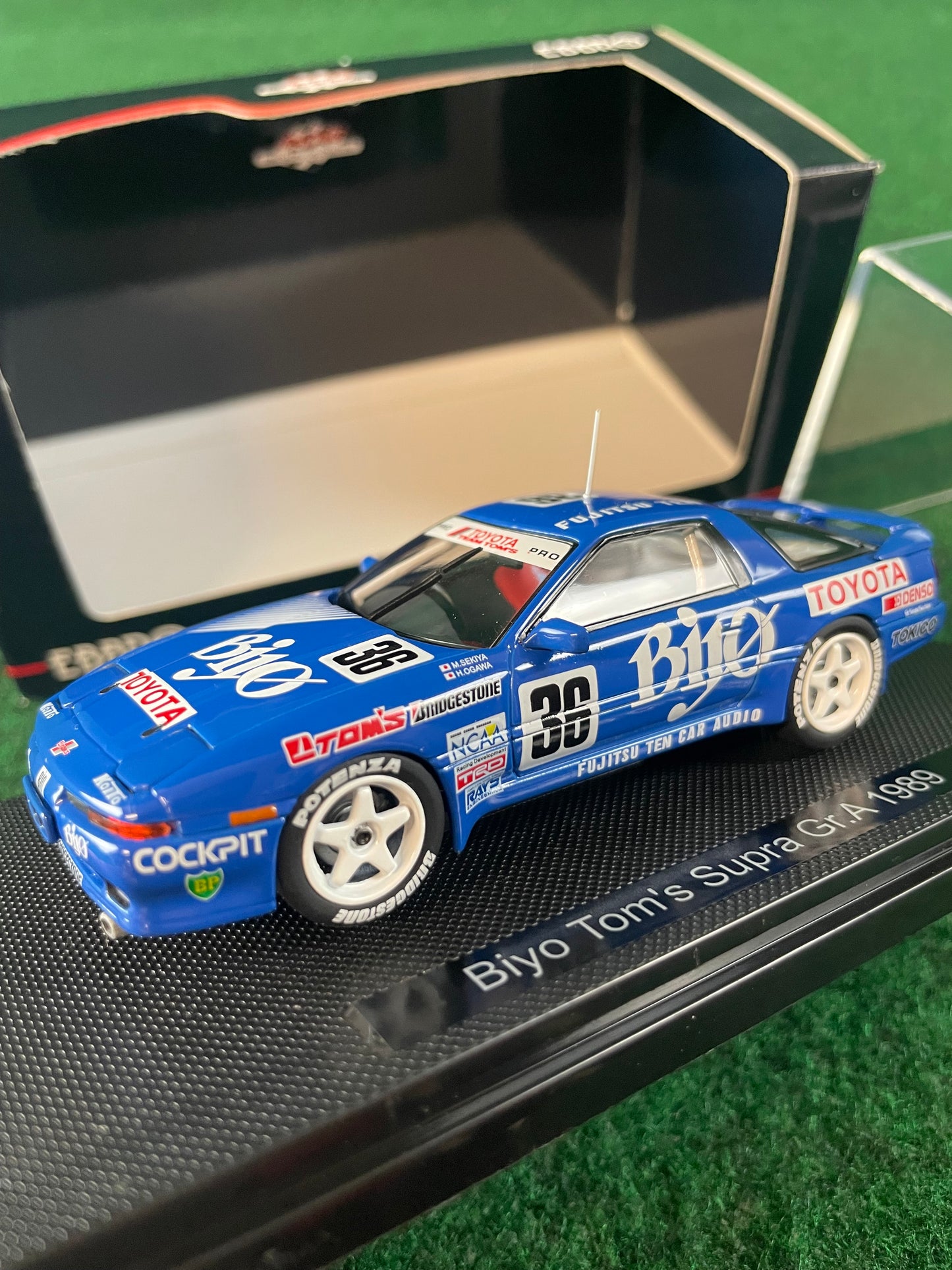 EBBRO - 1989 Bijo Tom’s Toyota Supra Gr. A No.36 1/43 Scale Diecast
