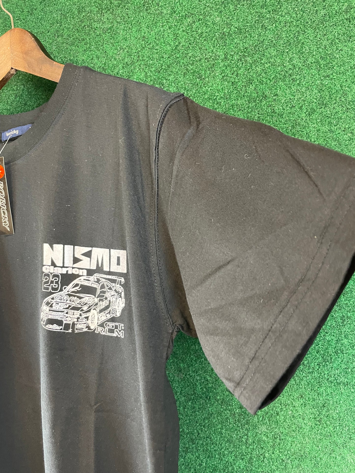 NISMO LMGT Nissan Skyline R33 GT-R Clarion Lemans Car Black T-Shirt