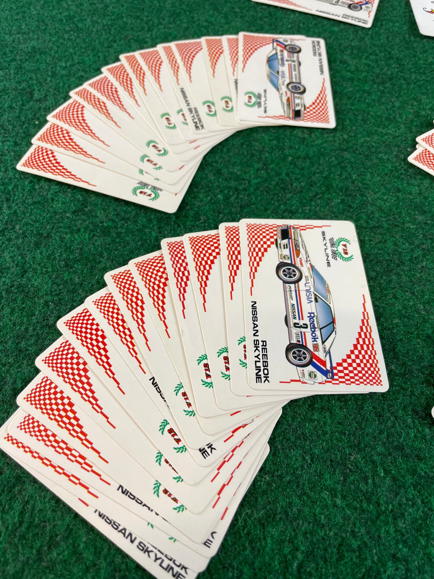 Reebok UNISIA GROUP A Nissan Skyline R32 GT-R Playing Card Set