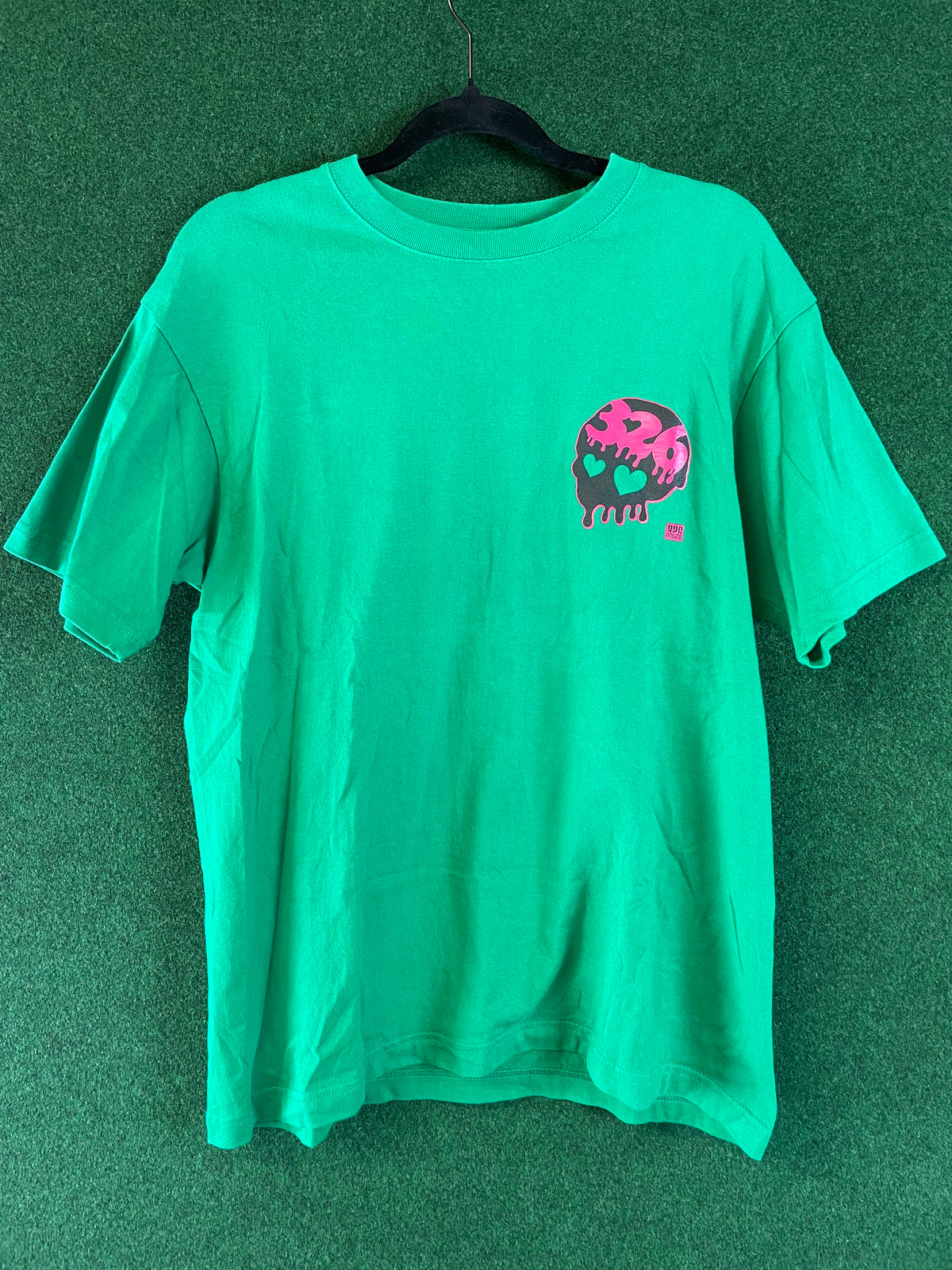 326POWER - Green/Pink/Black Skull Drip T-shirt