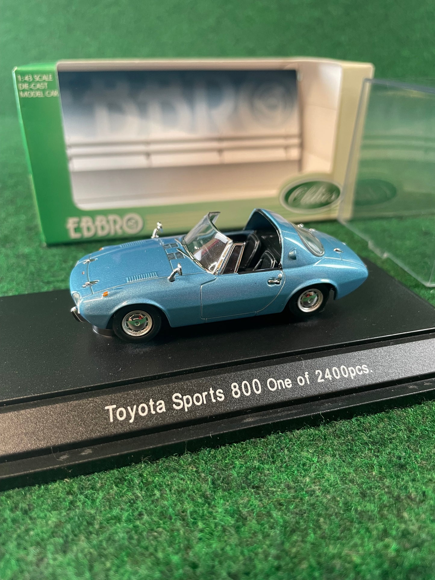 EBBRO - Toyota Sports 800 Lt. Blue 1/43 Scale Diecast