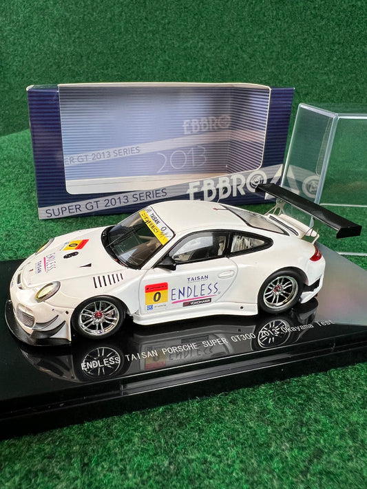 EBBRO - Super GT 2013 Okayama Test Endless Taisan Porsche 911 GT3R GT300 1/43 Scale Diecast