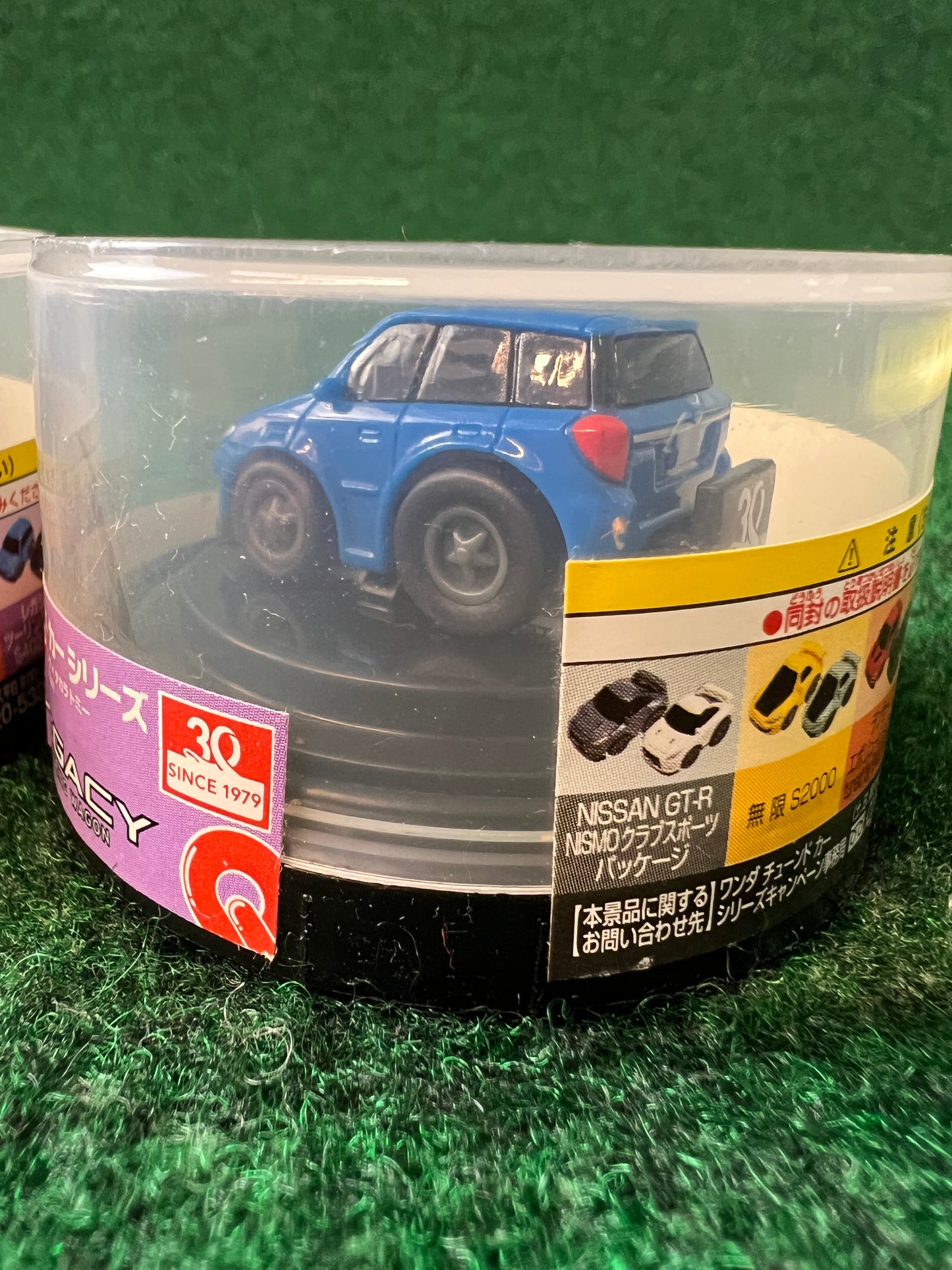 WONDA Coffee & ChoroQ - Subaru Legacy BP STI Wagon Mini Toy Car Set