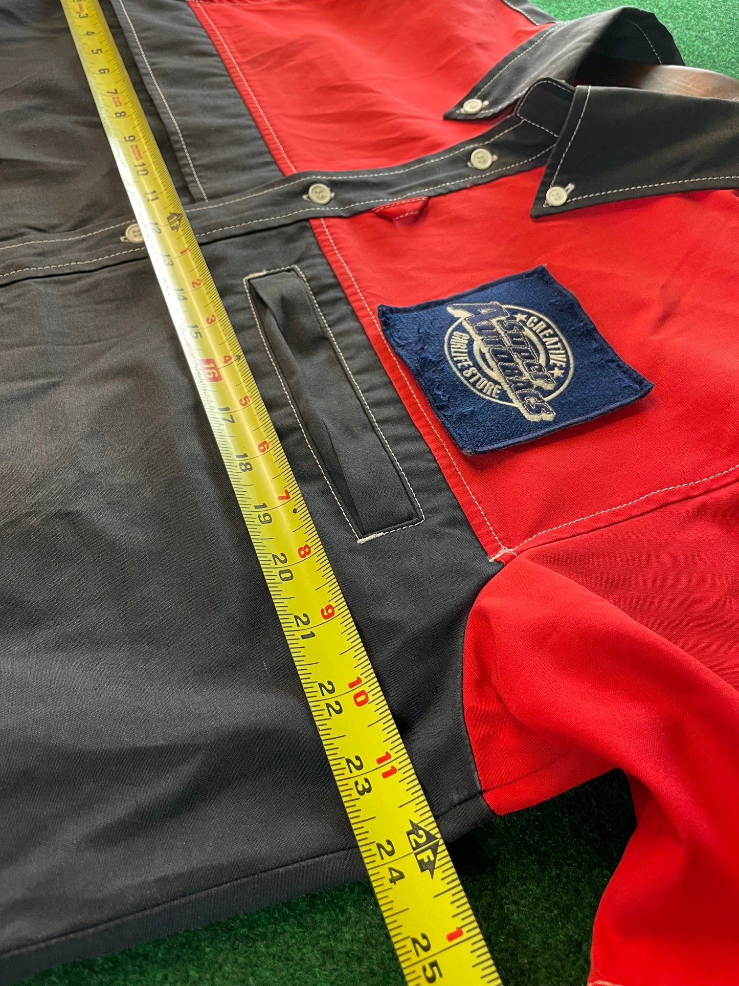 Super Autobacs - Employee Button Down Short Sleeved Shirt
