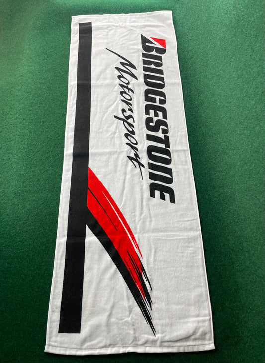 BRIDGESTONE Motorsport - Vintage Large White Towel