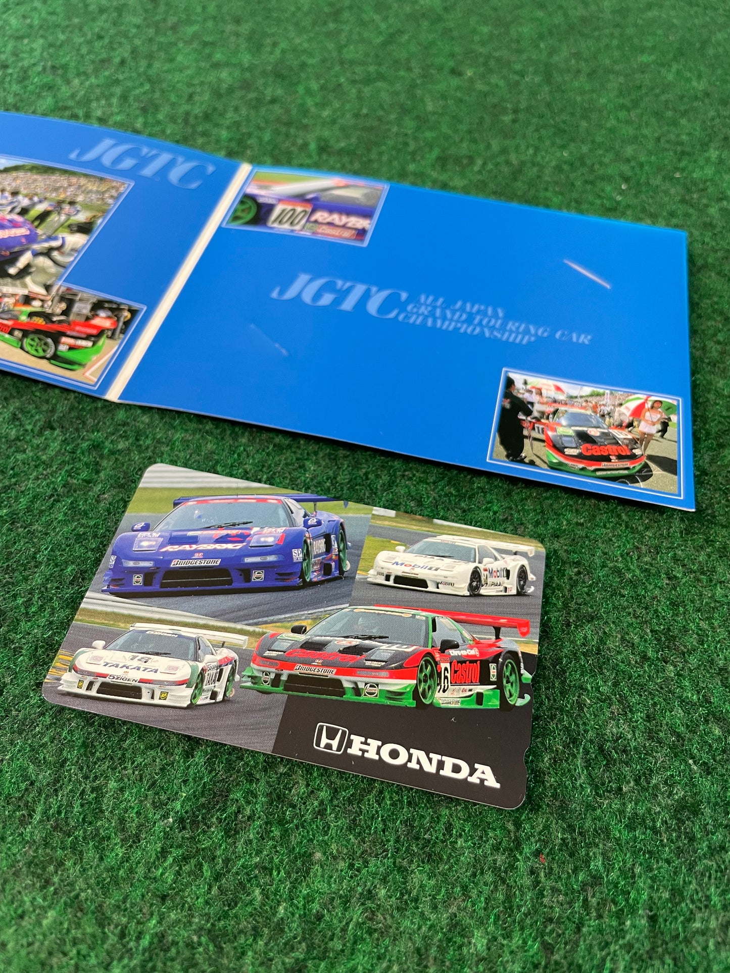 JGTC Honda NSX Collectible Phone Card in Folder