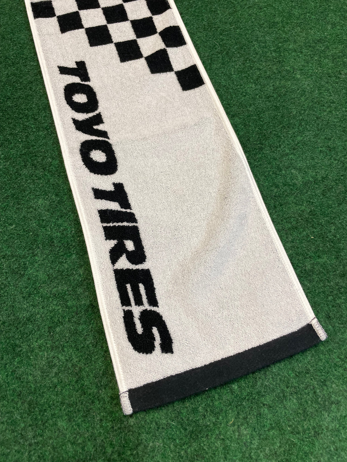 Toyo Tires - Black & White Checkered Promotional Towel