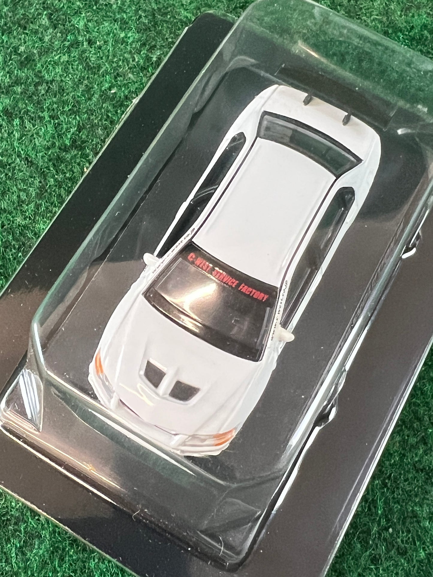 Aoshima - Option C-West Mitsubishi Lancer Evo IX (White) 1/64 Scale Diecast Car