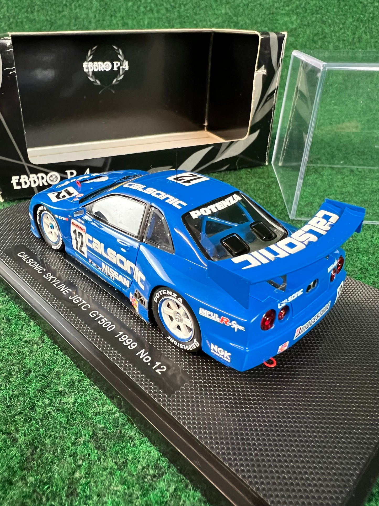 EBBRO P-4 - JGTC 1999 Calsonic Nissan Skyline R34 GTR 1/43 Scale Diecast