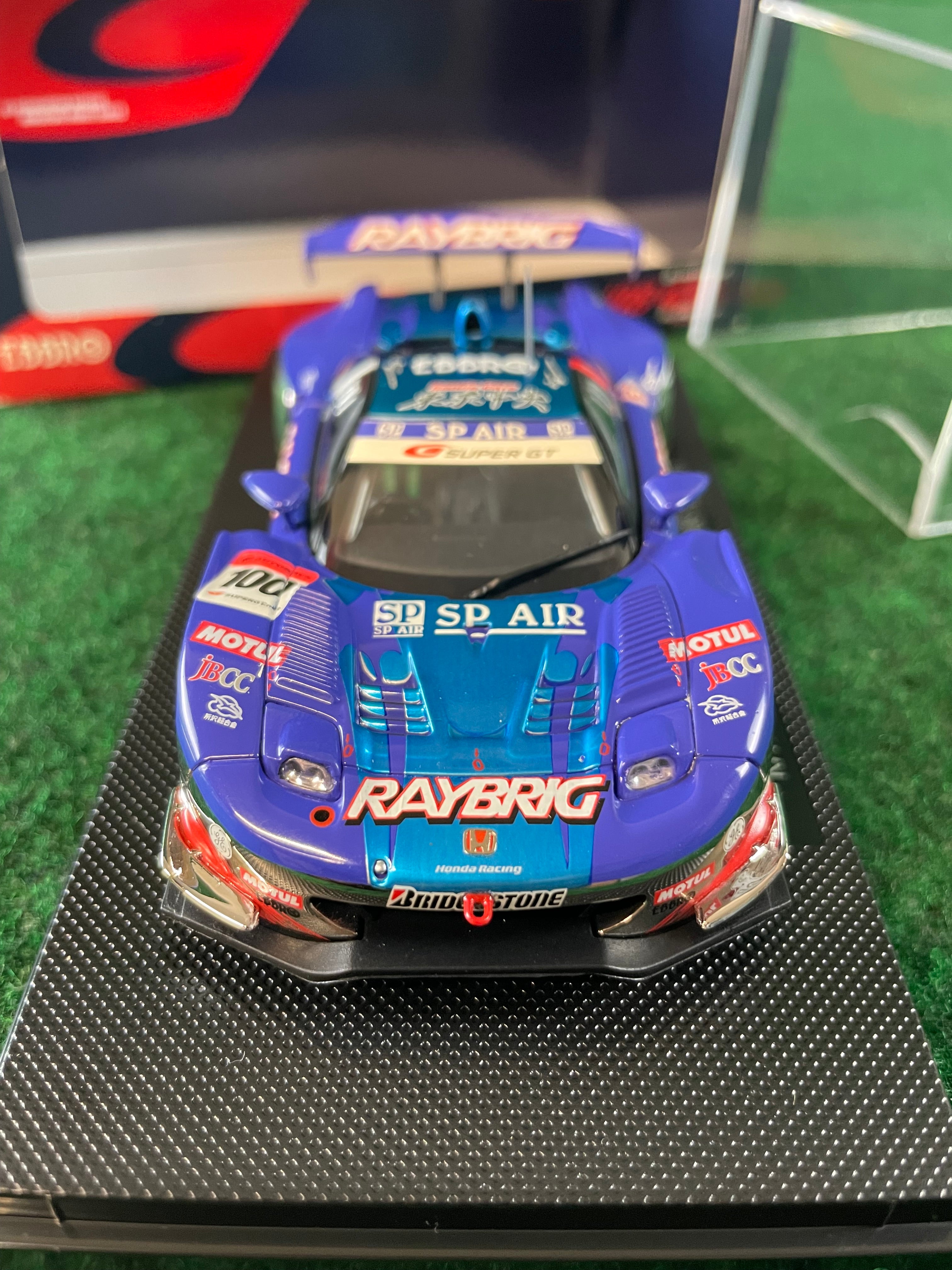 エブロ1/43 GT500ホンダNSX 07 リアル/08 タカタ レイブリック EBBRO - SuperGT 2008 Raybrig Honda NSX GT500 1/43 Scale Diecast