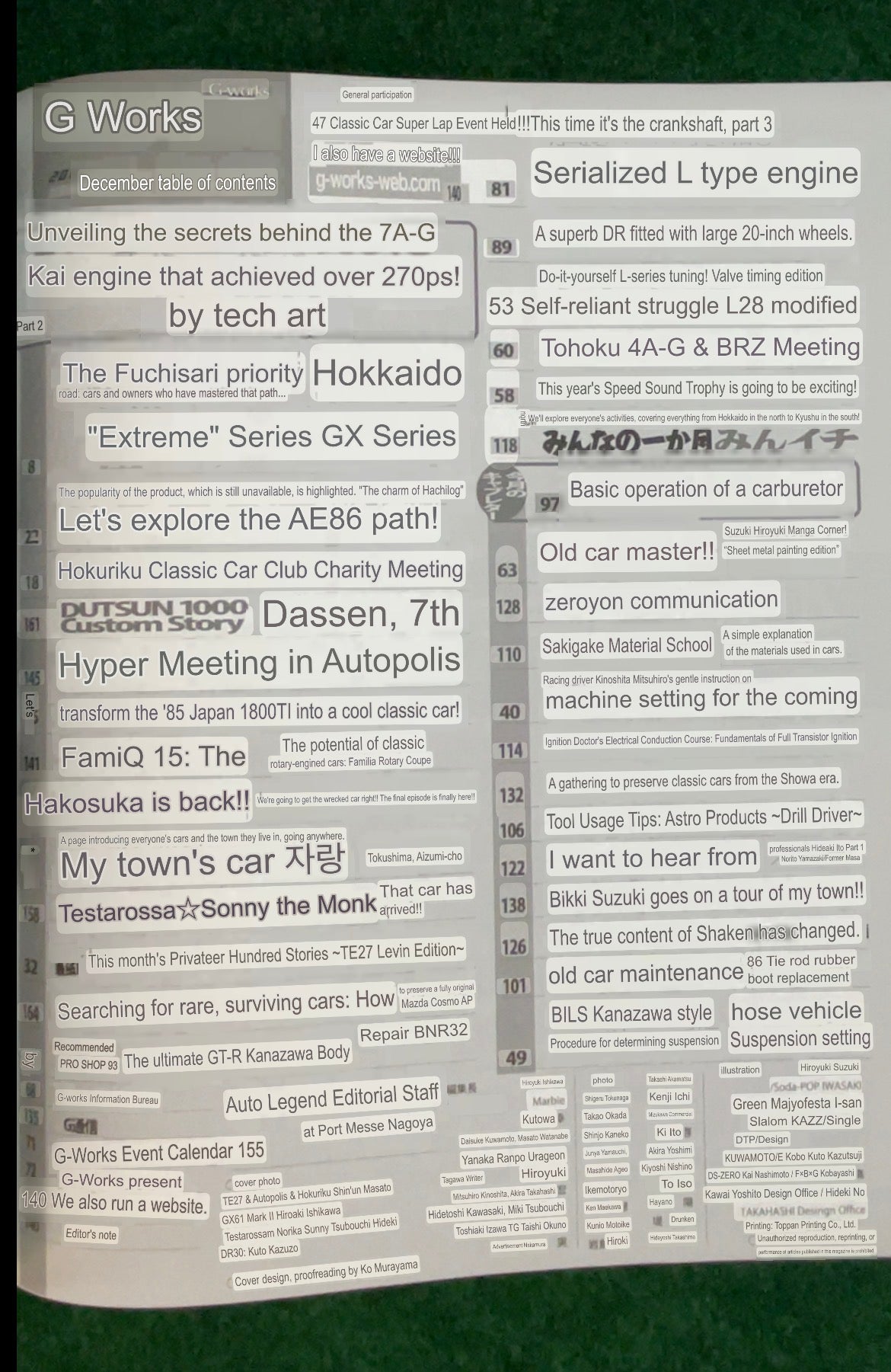 G-Works Magazine - December 2017
