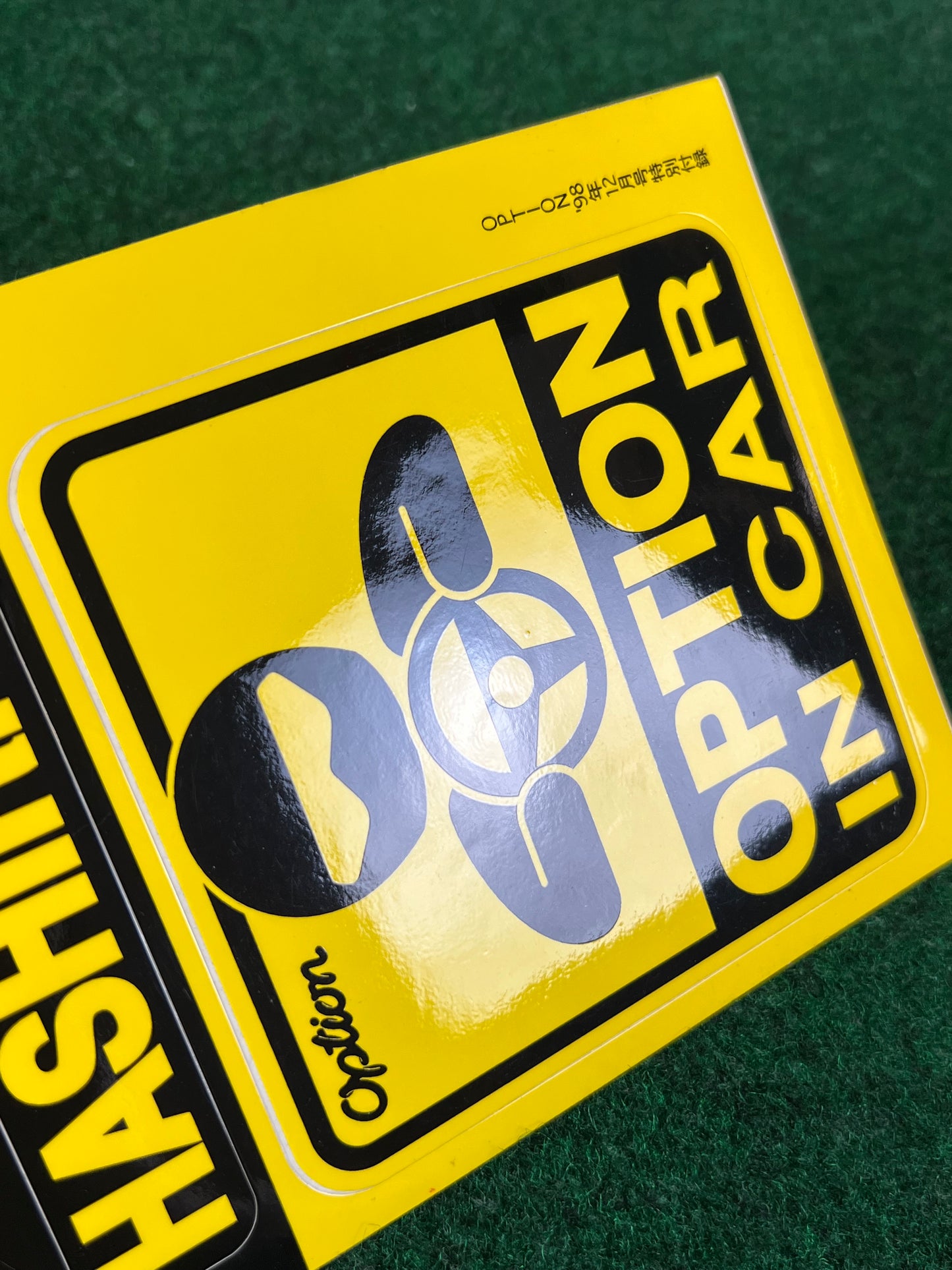 OPTION - “Option In Car” Sticker Sheet