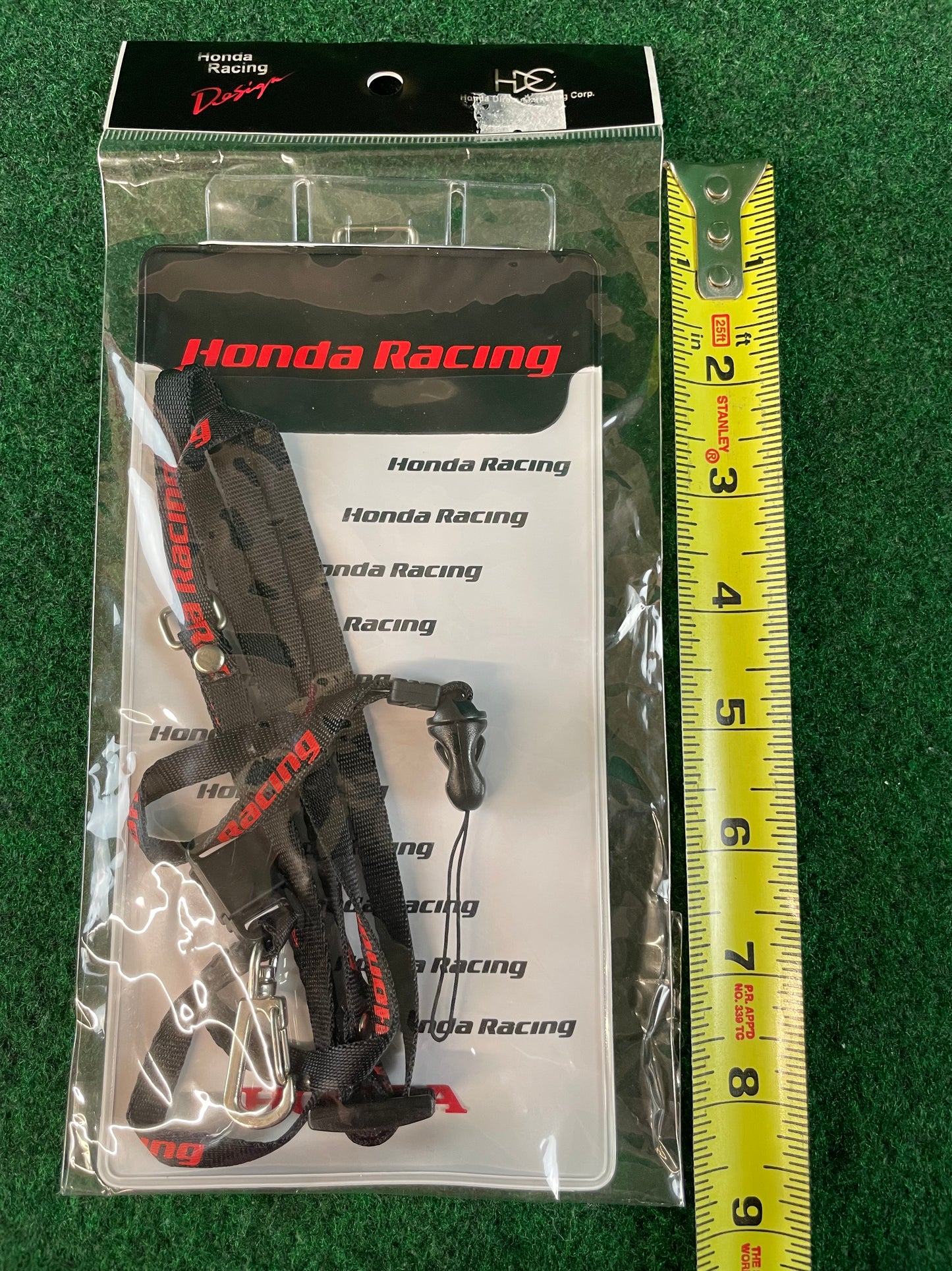 Honda Racing - Black/Red Neck Strap and Pass Holder