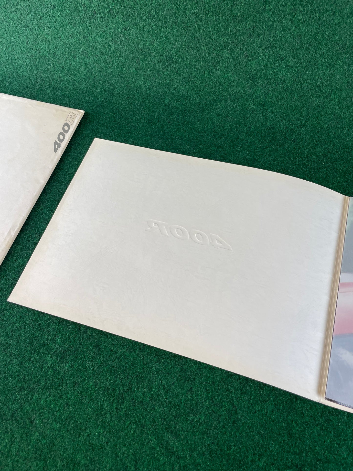 Nissan Skyline 400R R33 GT-R - Japanese Dealer New Car Press Release Folder Packet Brochure