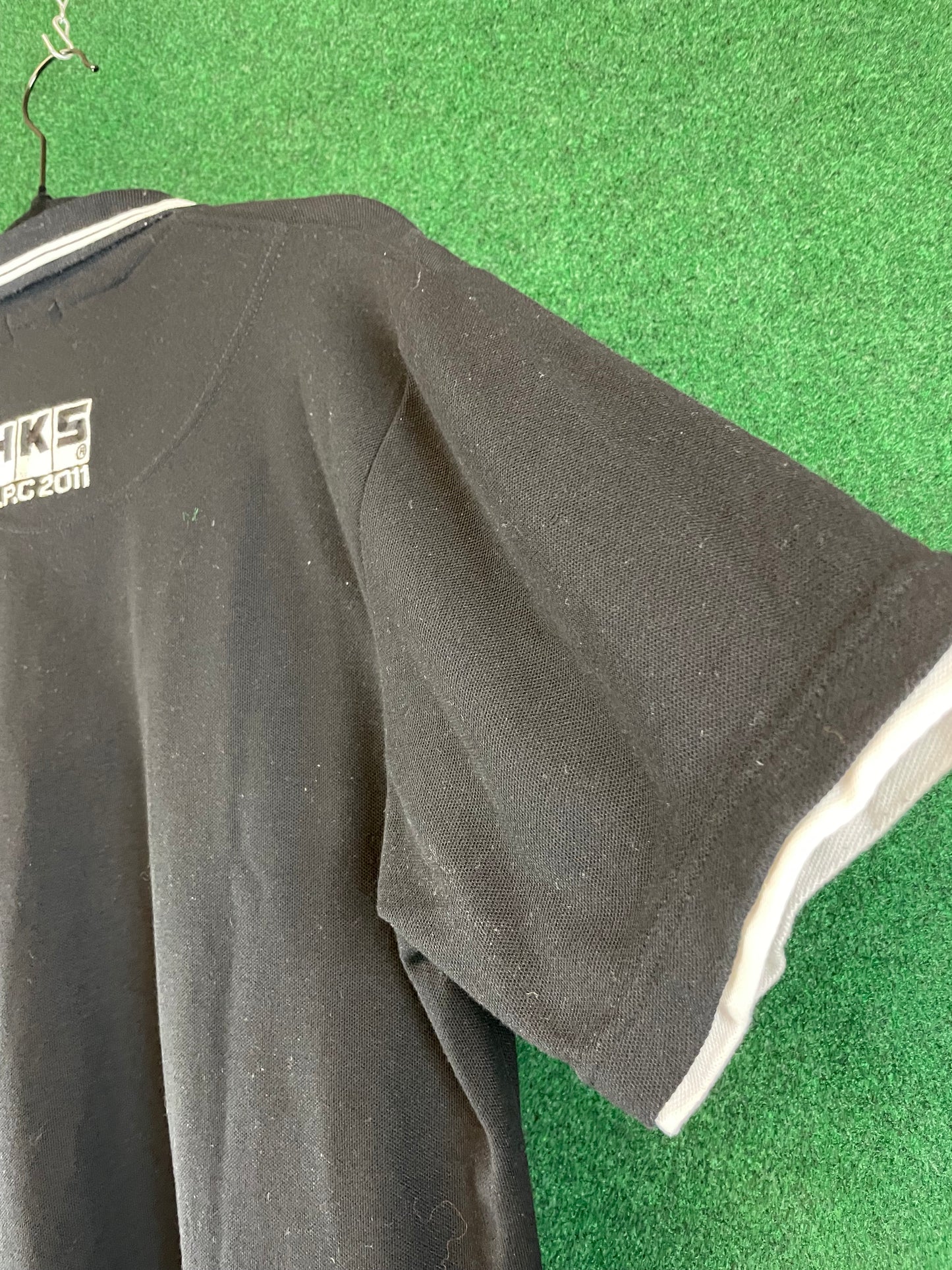 HKS B.P.C 2011 Driving Performance - Black & White Polo Shirt (XL)