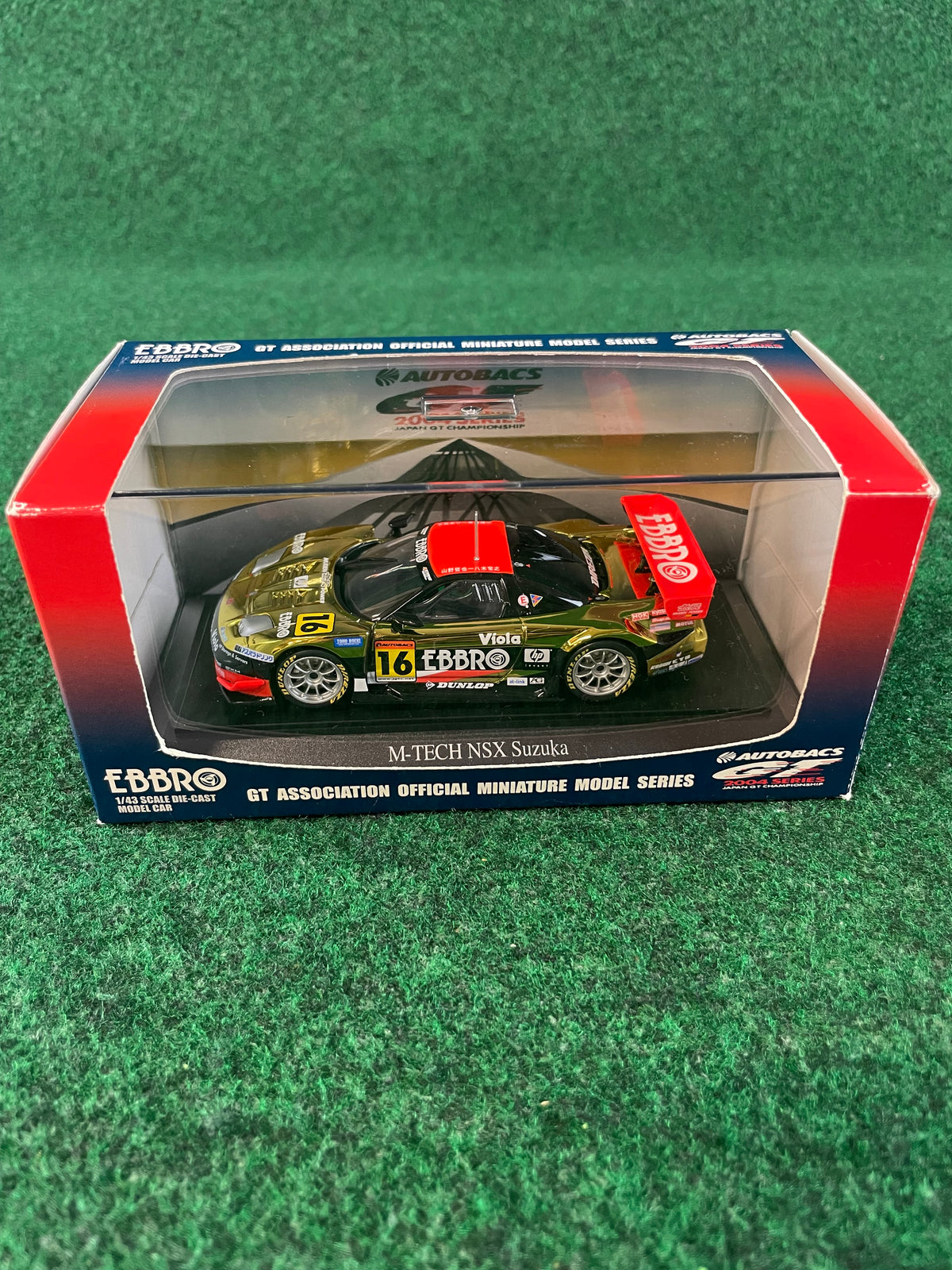 EBBRO - 2004 JGTC M-TECH Honda NSX Suzuka 1/43 Scale Diecast