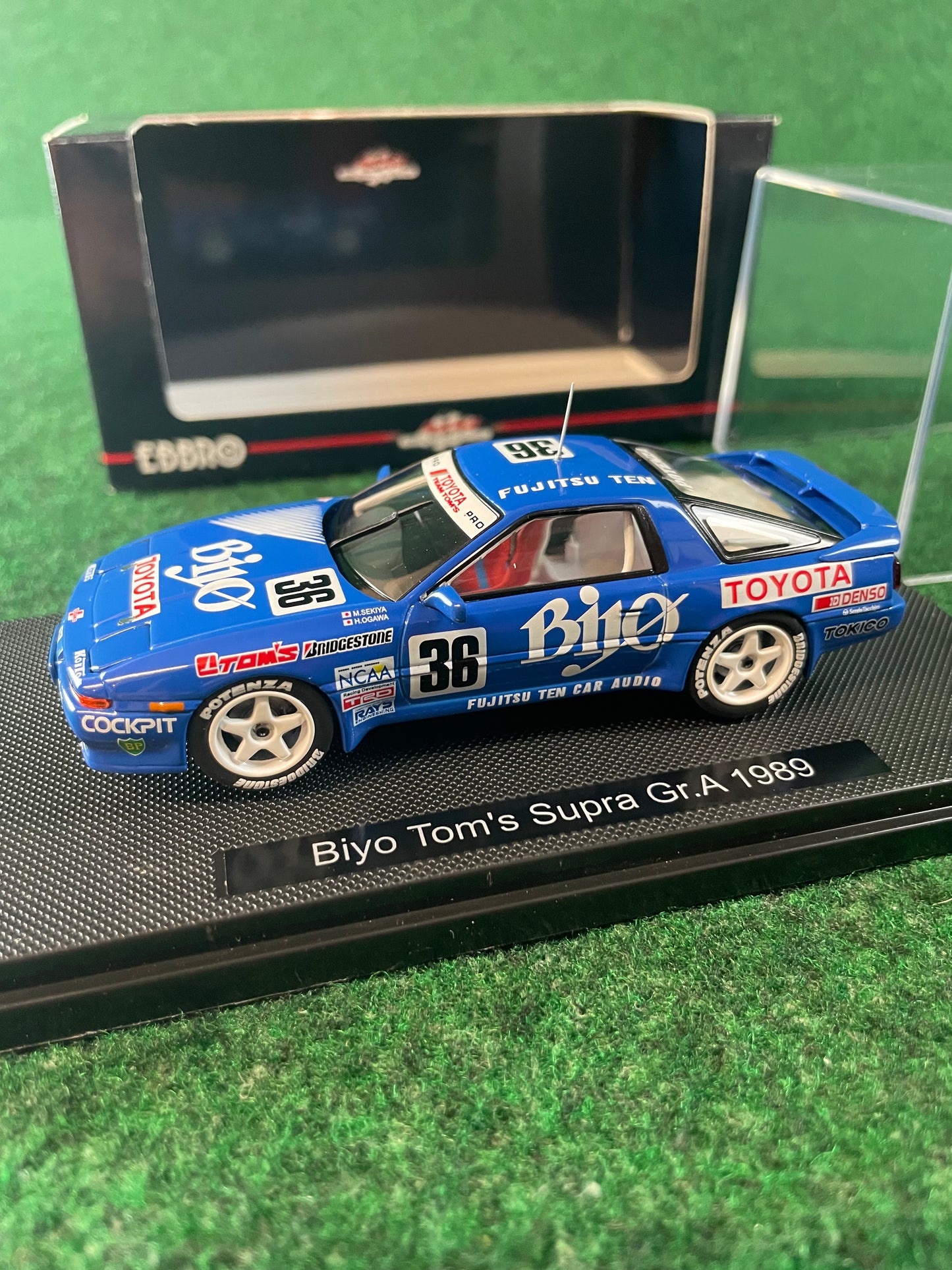 EBBRO - 1989 Bijo Tom’s Toyota Supra Gr. A No.36 1/43 Scale Diecast