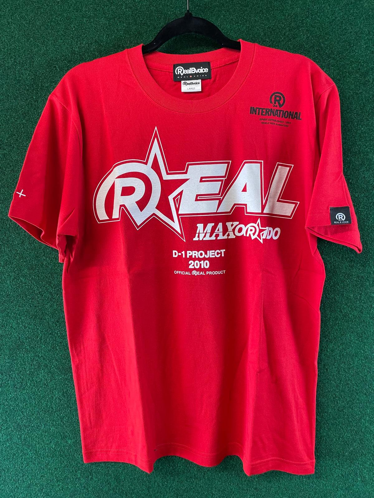 Max Orido REAL D1GP Project 2010 Red T-Shirt (L)