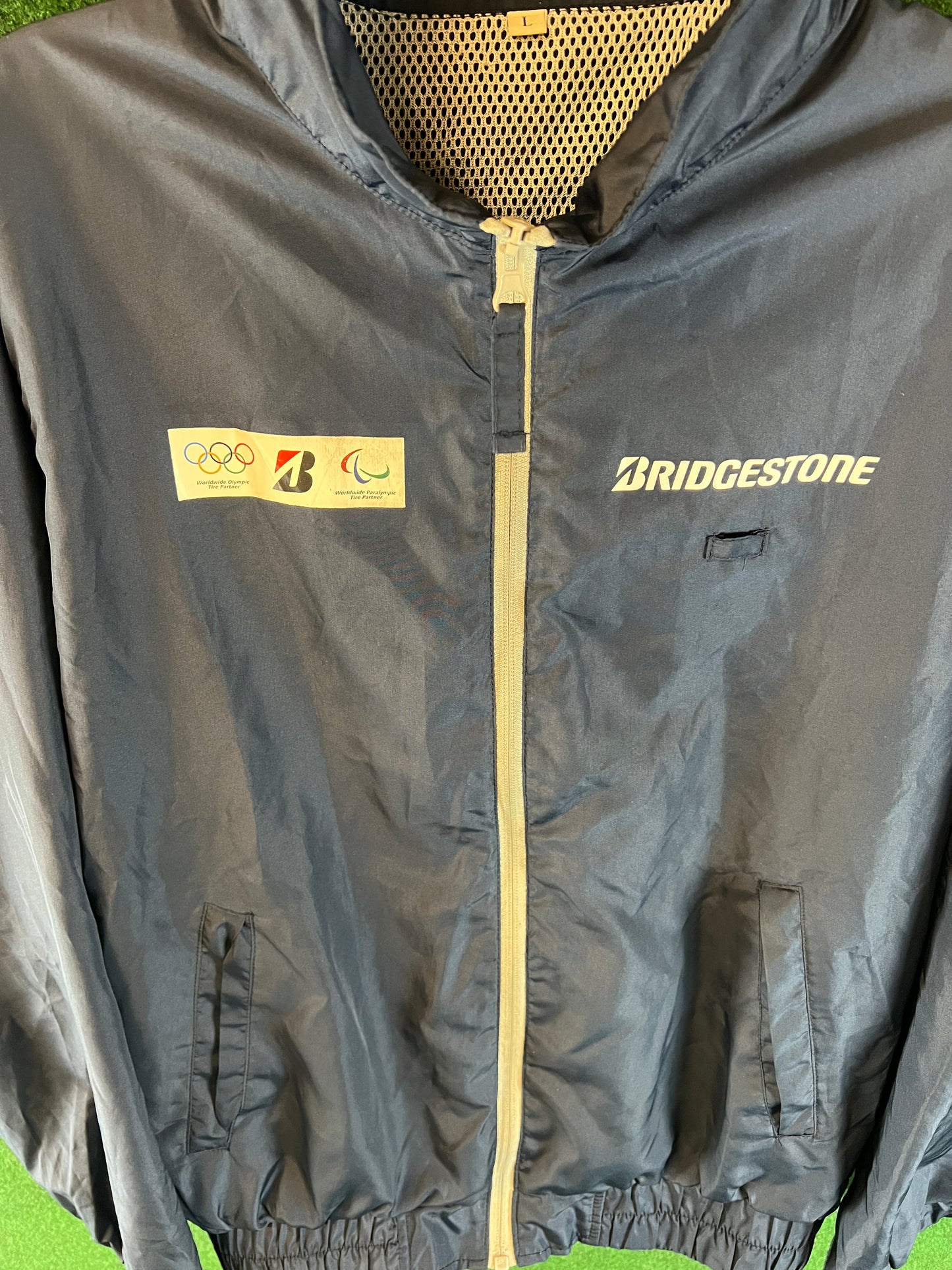 Bridgestone Regno - Dark Blue Windbreaker Jacket (L)