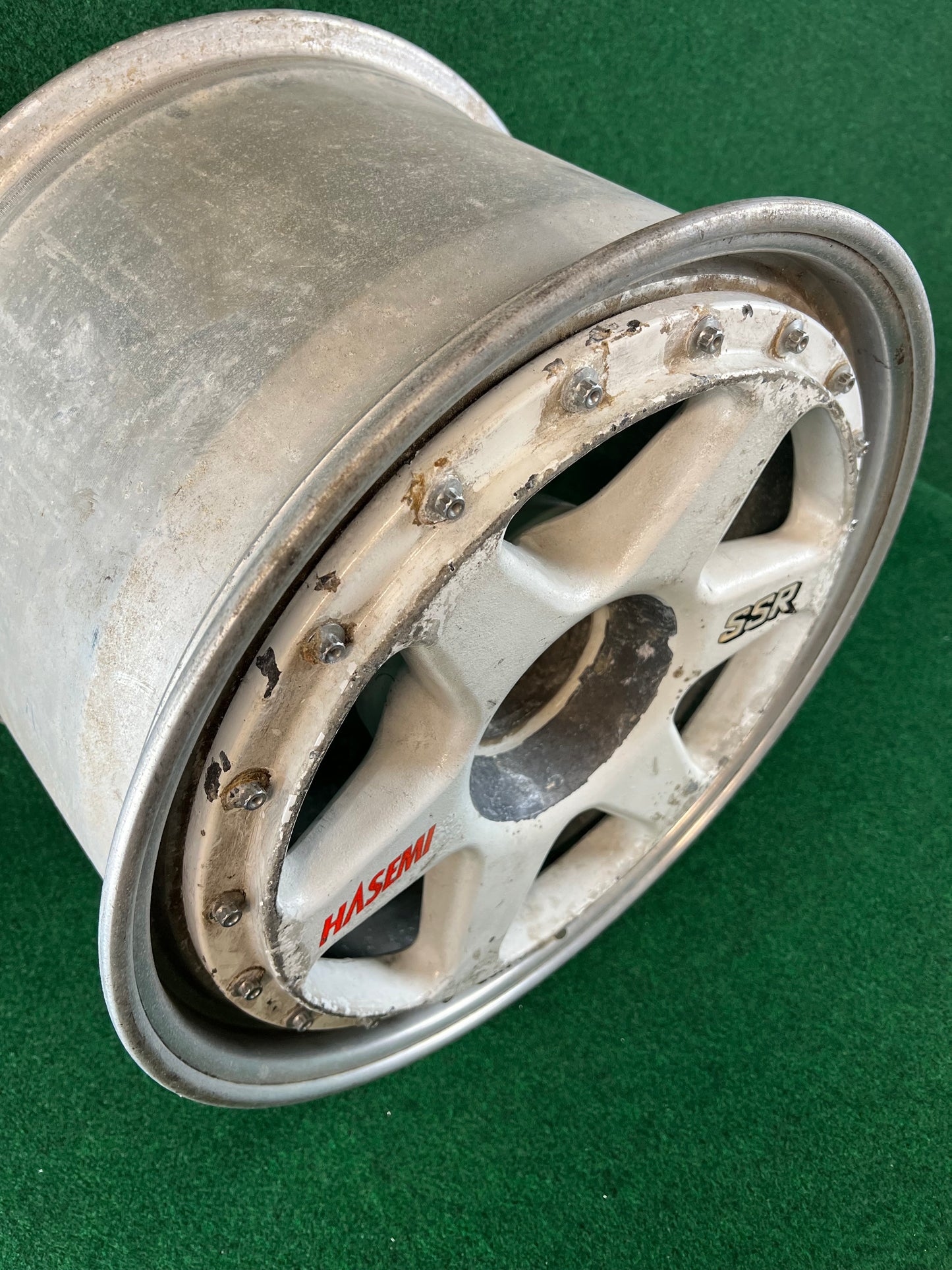 HASEMI x SSR Wheels - JGTC Nissan Skyline R32 GT-R Race Used Centerlock Wheel Set